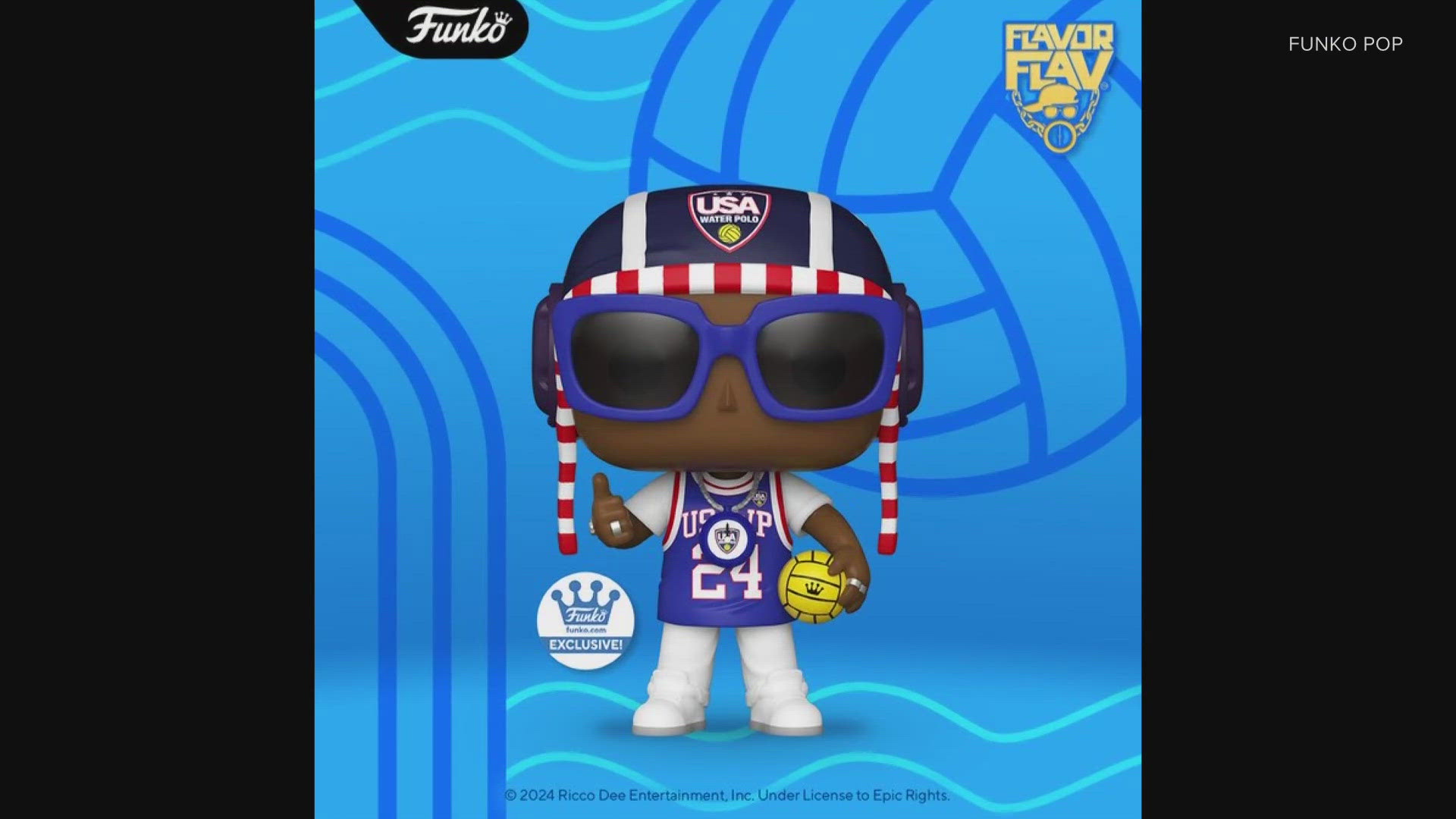 The limited-time-only POP! Team USA USAWP Flavor Flav is available for pre-order through 9:30 a.m. PDT Friday, Aug. 16. The price is $20 and ships in December.