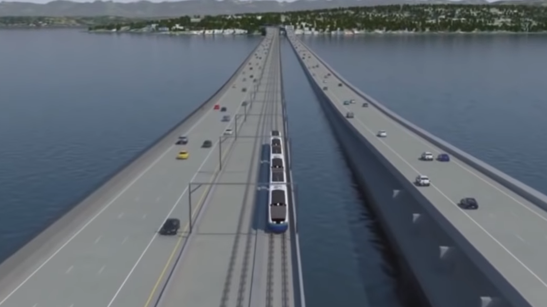 Sound Transit engineer John Sleavin helped develop the light rail track design over the I-90 Floating Bridge, the first of its kind.