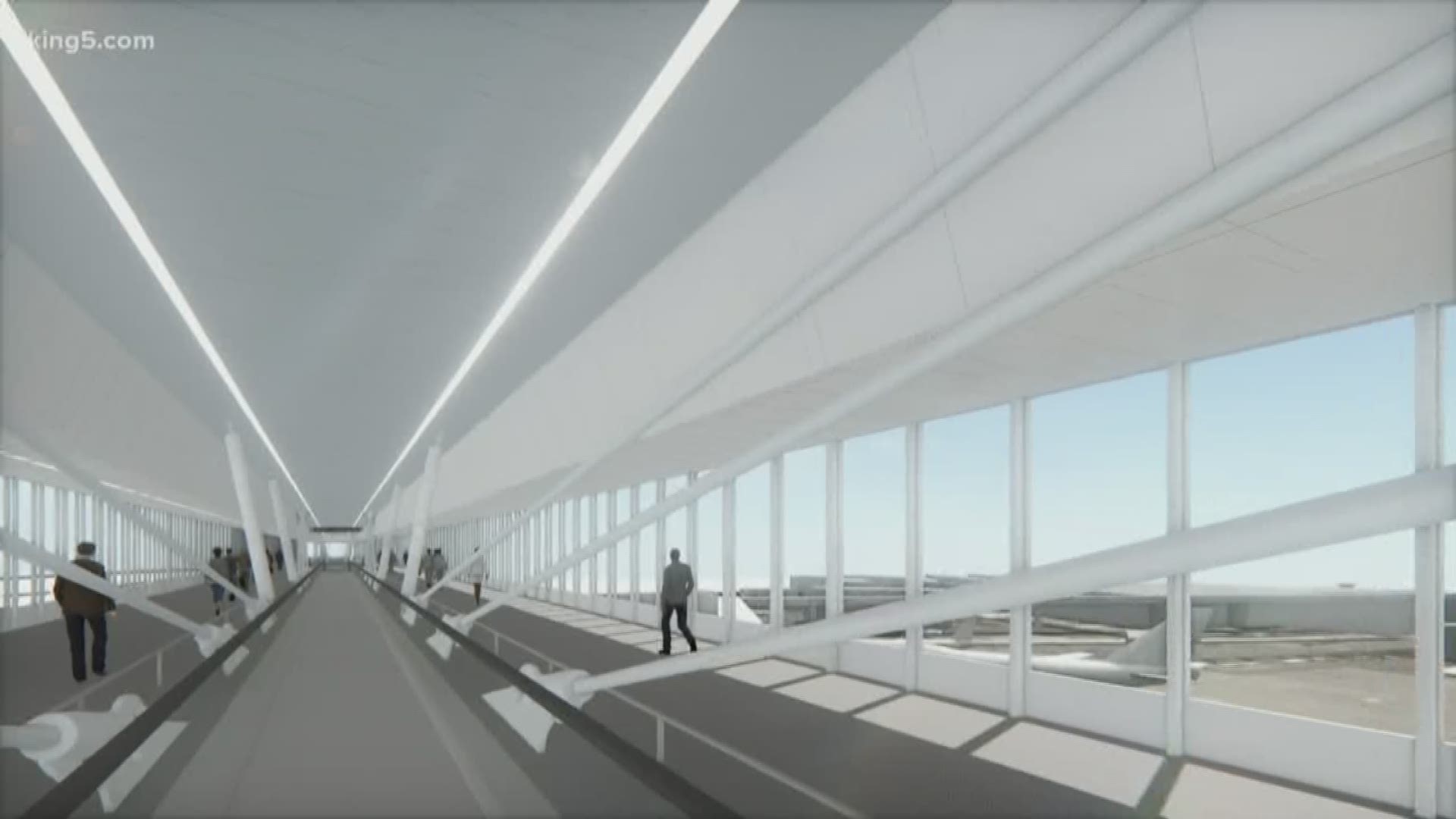 If you are a regular user of our region's major airport, you've seen a steady series of changes. That's all to try and catch up with massive growth. International travel alone has more than doubled over a decade. To accommodate that growth, the Port of Seattle is building something that promises to be spectacular. KING 5's Glenn Farley reports.