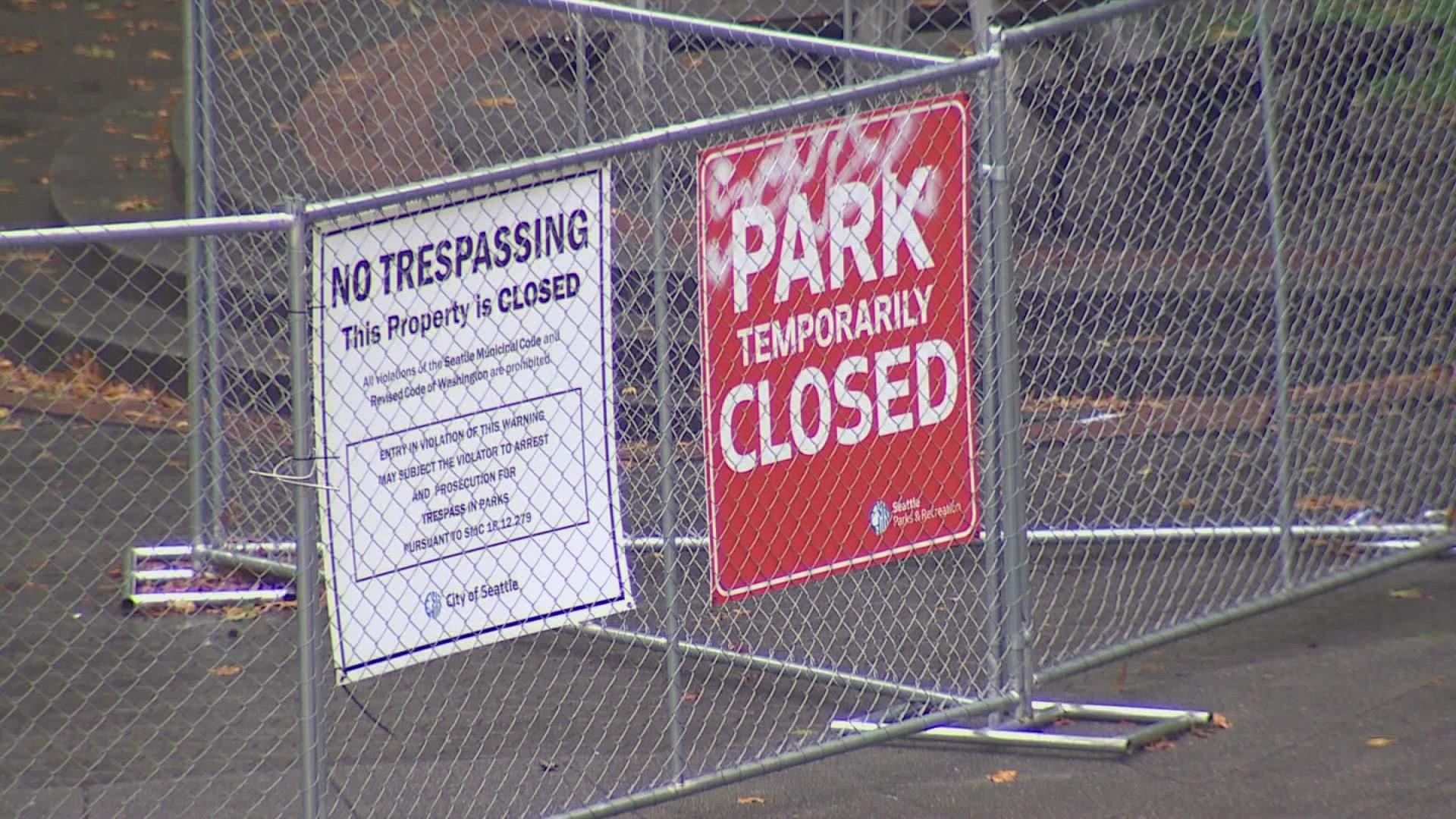 The park has been plagued with violence and crime and courthouse workers have expressed concern about their safety for years.