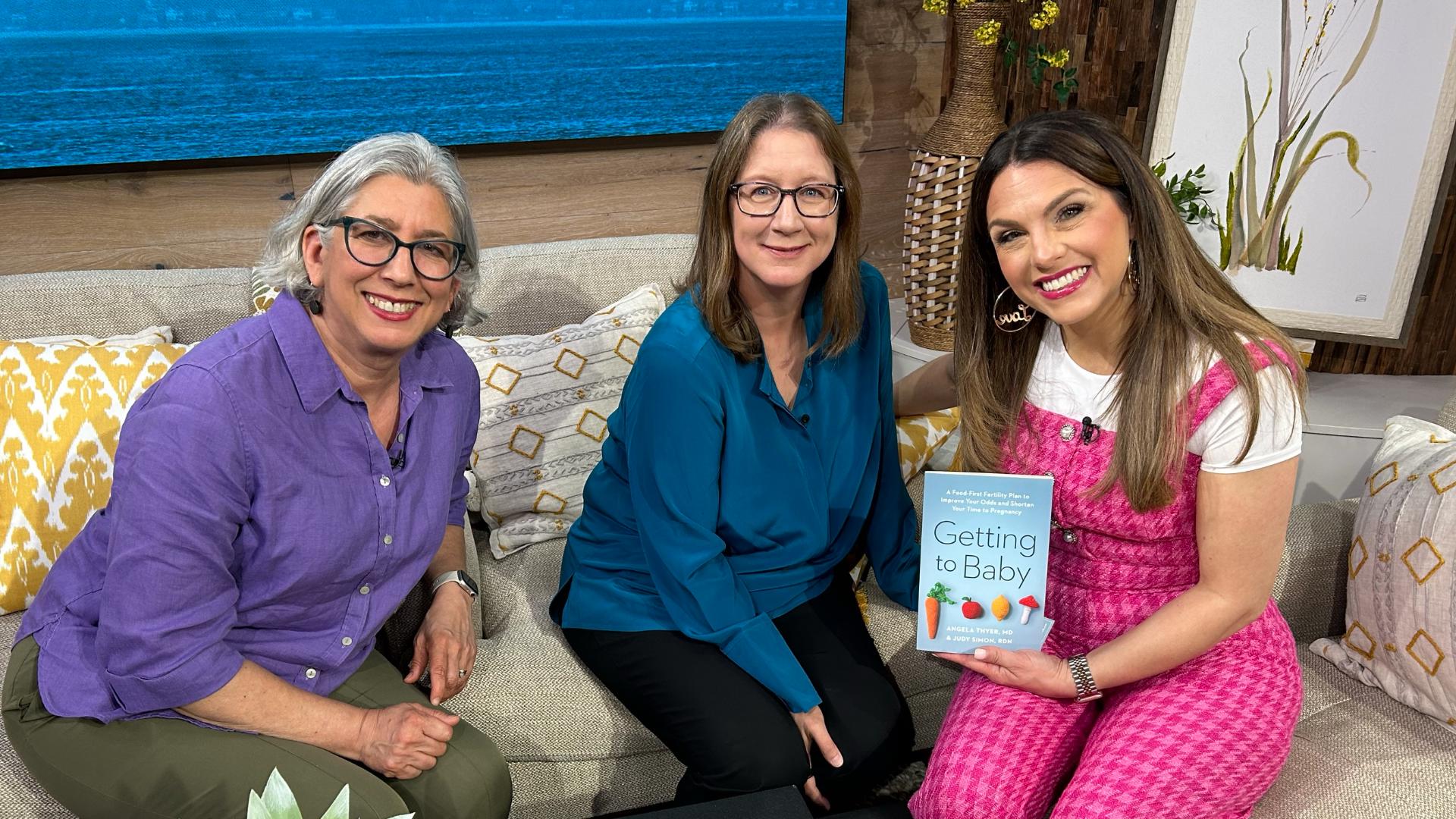 Dr. Angela Thyer and Registered Dietician Just Simon talk about their book "Getting to Baby" and explain how diet and lifestyle can affect fertility. #newdaynw