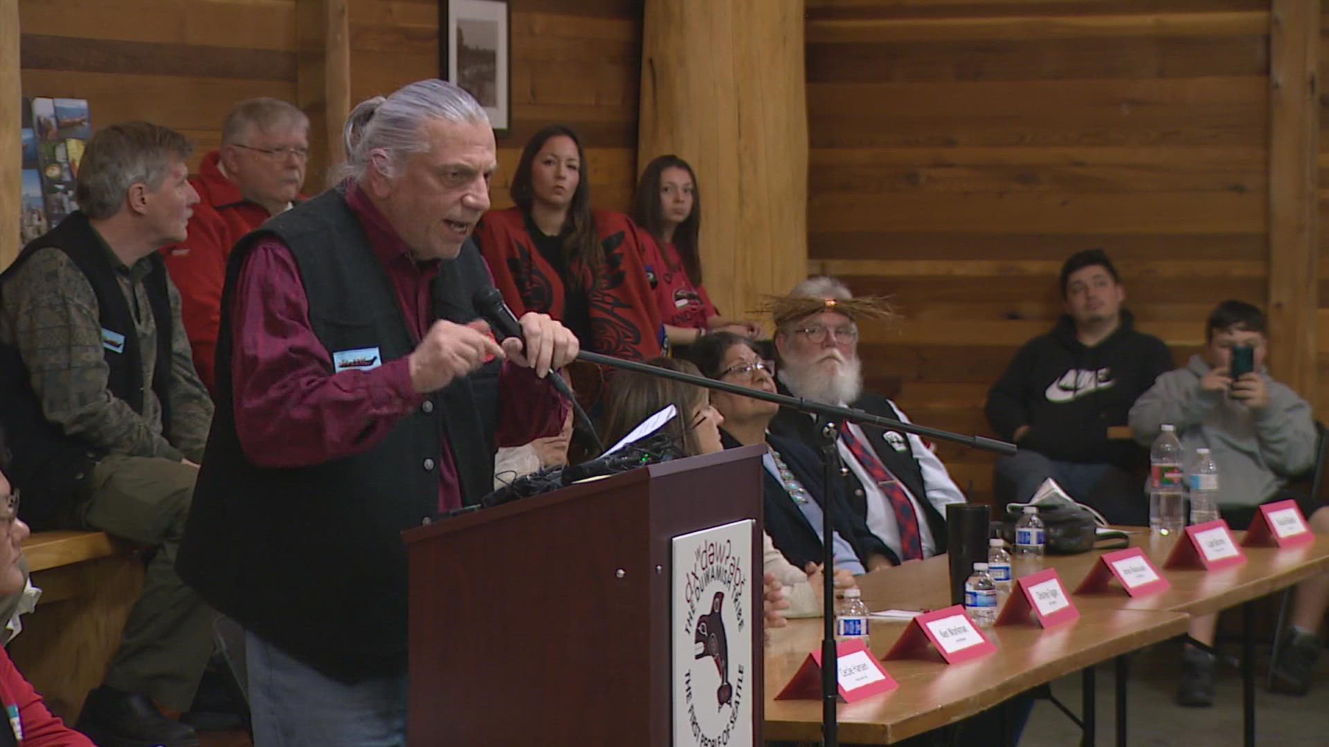 The Duwamish Tribe filed a lawsuit against the United States Department of the Interior in its fight for federal recognition.