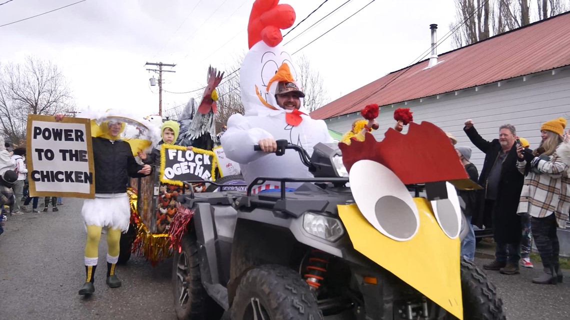 The Edison Chicken Parade is a mustsee event
