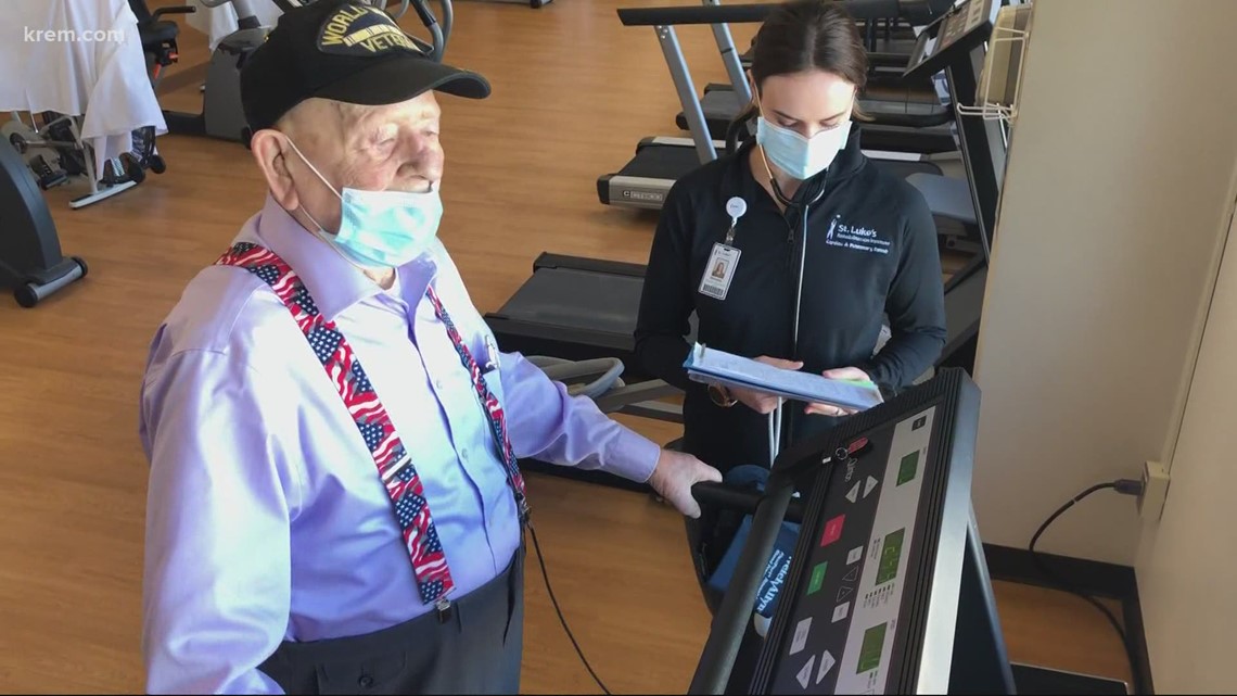 101-year-old Spokane WWII veteran inspires cardiac rehab patients - Vimarsana News