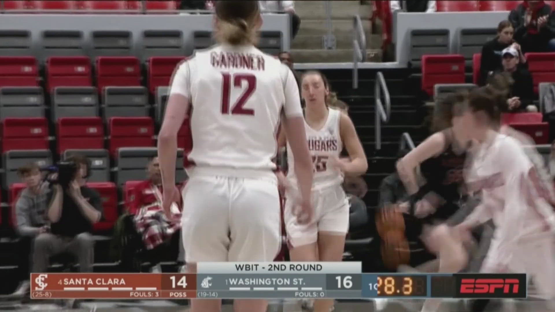 The Cougs will play the winner of Air Force and Utah Valley, and there is a chance the Cougs will host that game at Beasley Coliseum in Pullman.