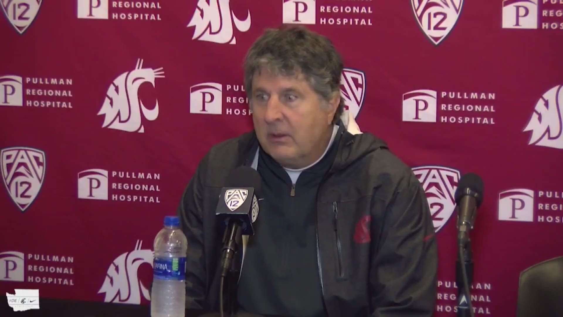 WSU head coach Mike Leach tore into his team after a 38-13 loss to Utah, the Cougs second in a row. He called the team "fat, lazy, happy, and entitled."