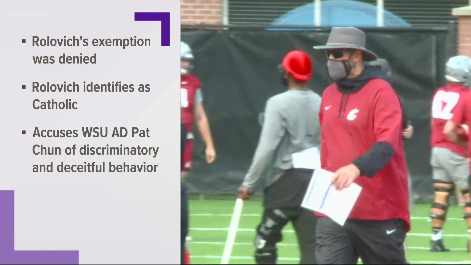 This morning, Nick Rolovich filed a lawsuit for wrongful termination against WSU and Bulldogs head coach Mark Few plead guilty to his DUI charge.