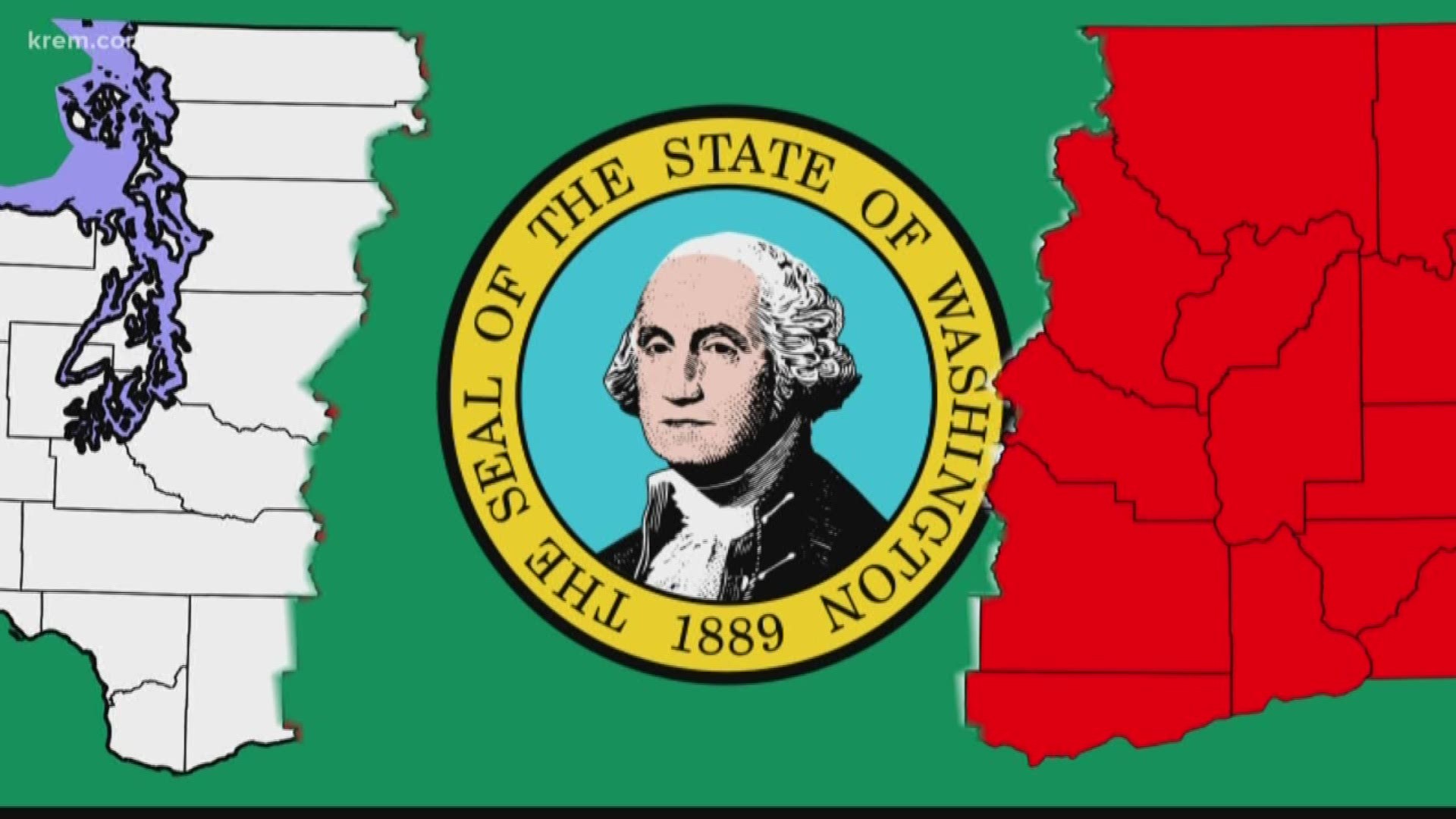 A WSU professor says splitting Washington state probably isn't going to happen in our lifetime, and it may be more about rallying people behind other ideas.