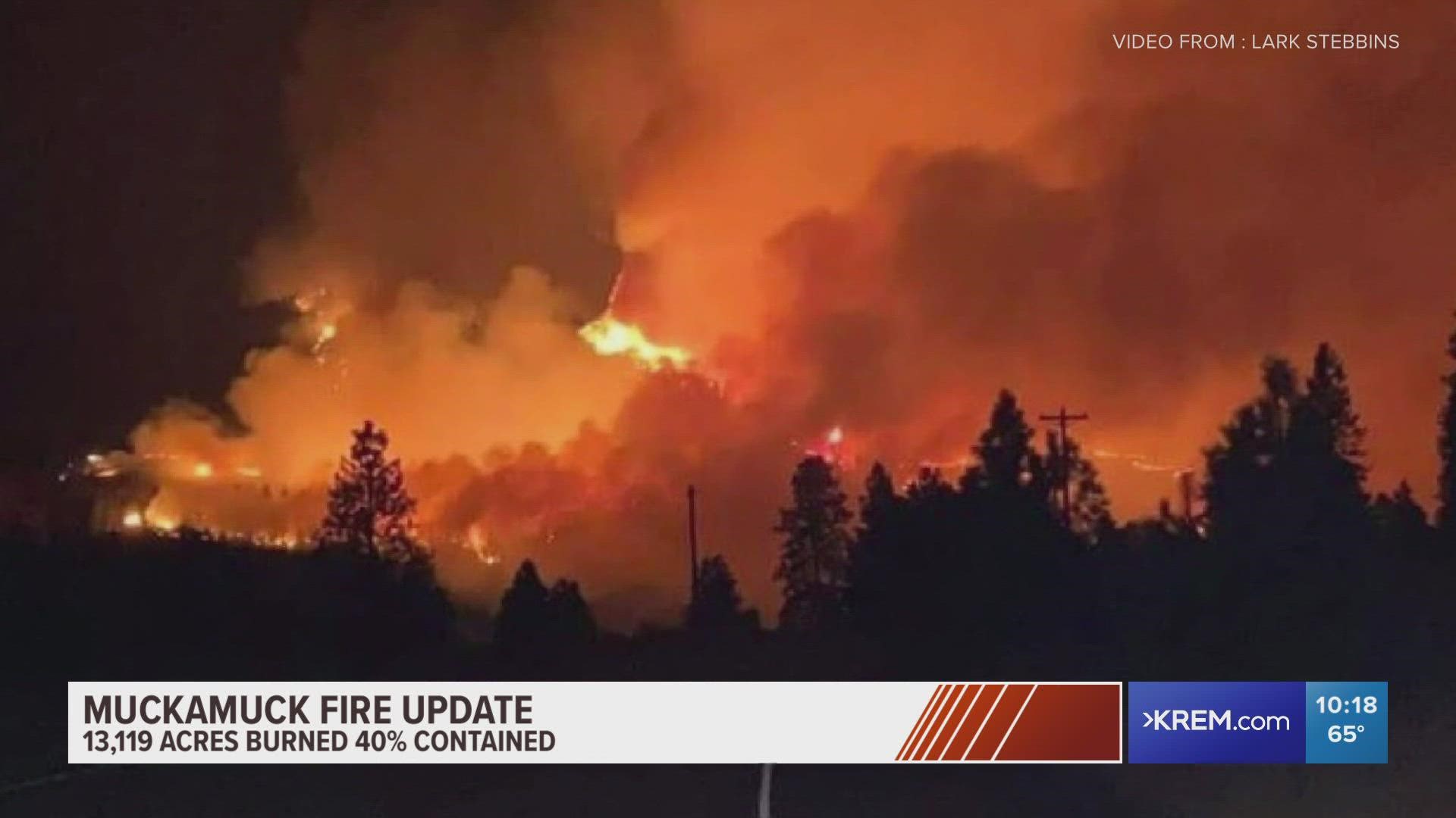 Here is the latest information on wildfires burning in Eastern and Central Washington, North Idaho and Montana.
