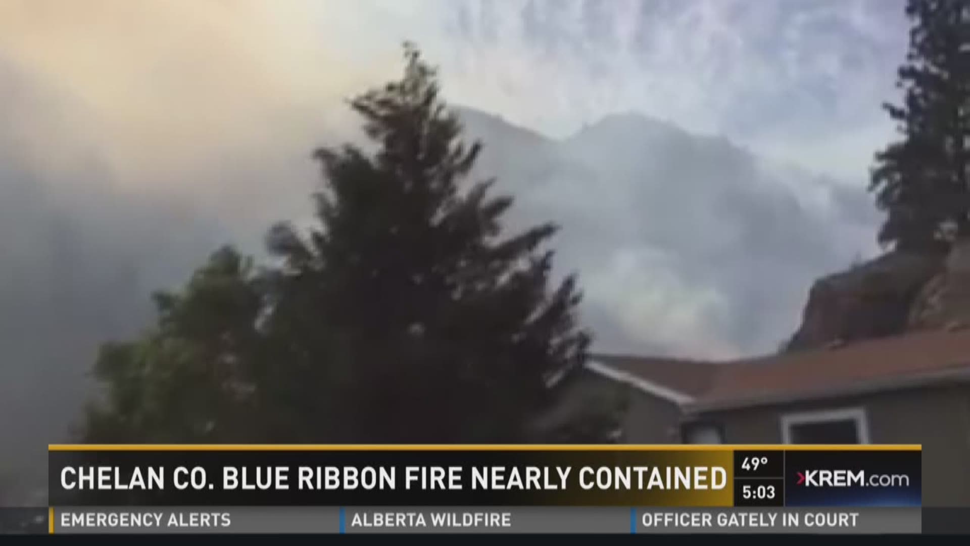 Evacuations lifted from Entiat fire