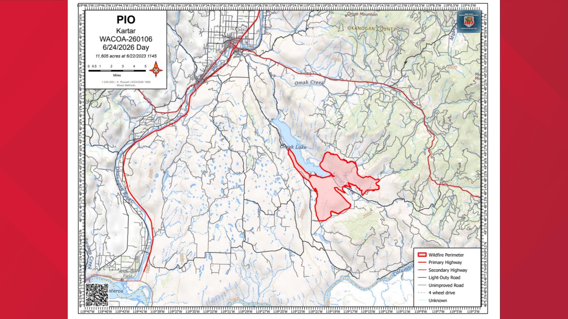 Evacuations lifted for Kartar Fire near Omak Lake as crews mop up ...