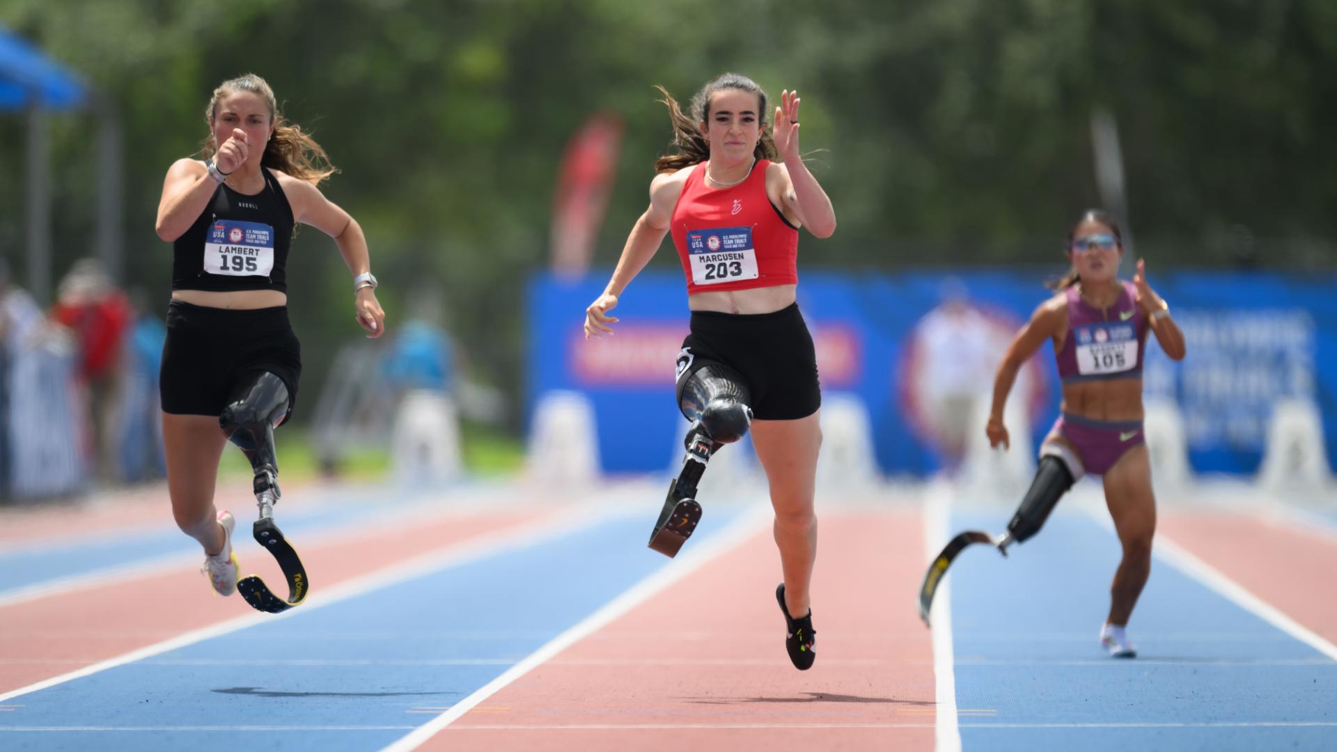 Three athletes from ParaSport Spokane will represent Team USA in the Paralympic Games. One is Lindi Marcusen, an above-the-knee amputee competing in track and field.