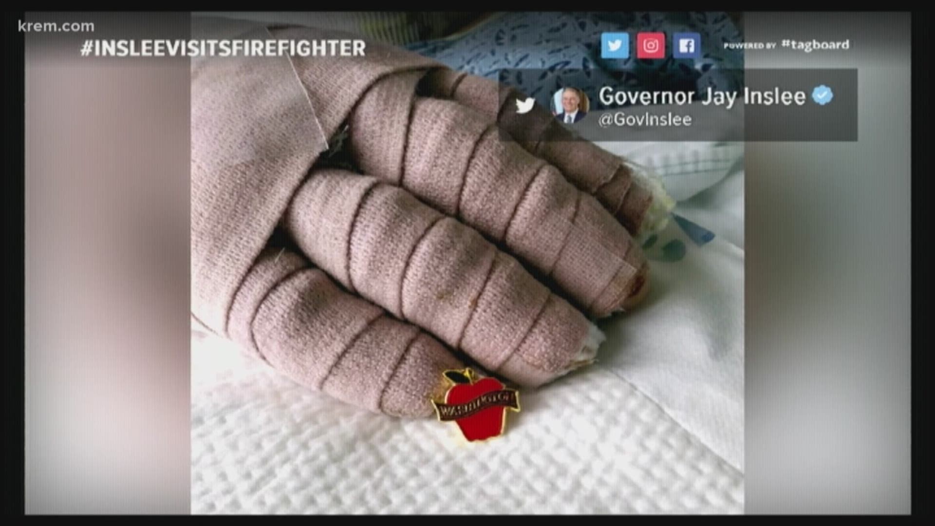 Injured Grass Valley firefighter's wife thanks public for support (8-16-18)
