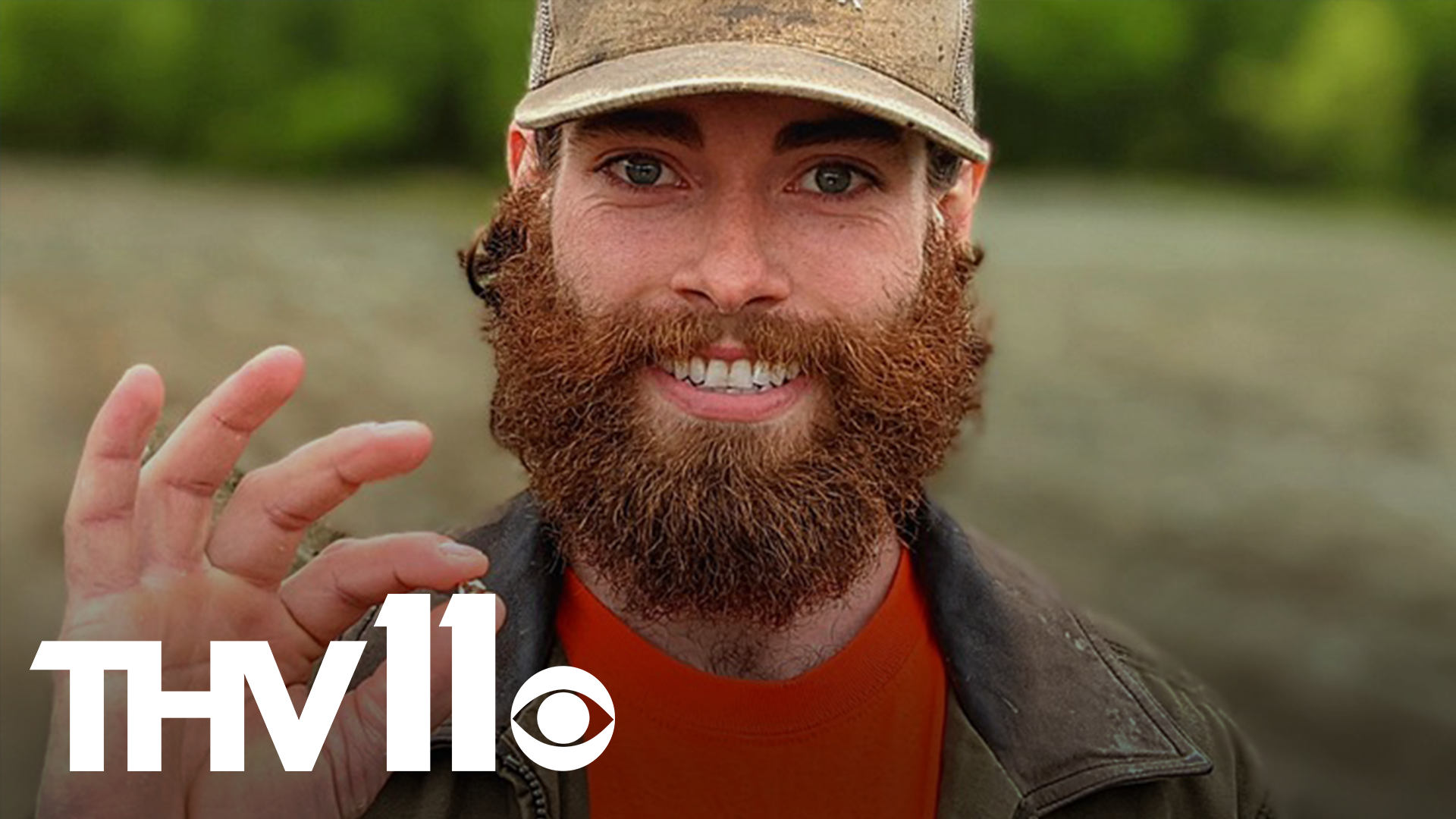 Christian Liden is traveling around America mining for materials to make an engagement ring and he found a 2.2 carat diamond at the Crater of Diamonds State Park.