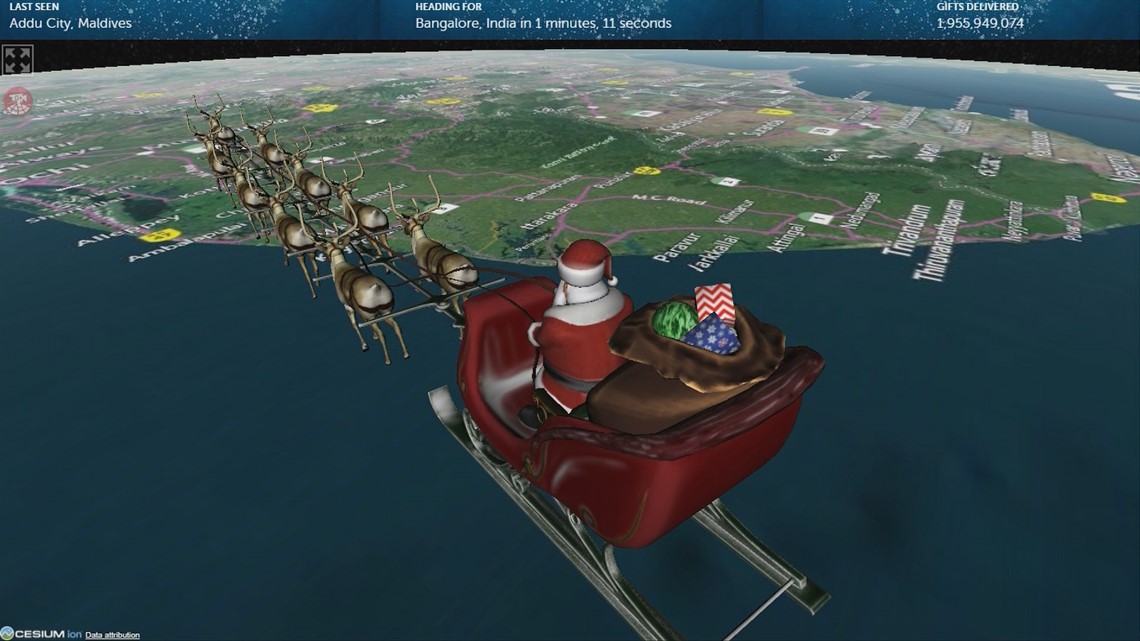 LIVE: NORAD Tracks Santa Claus On Global Christmas Trip | King5.com