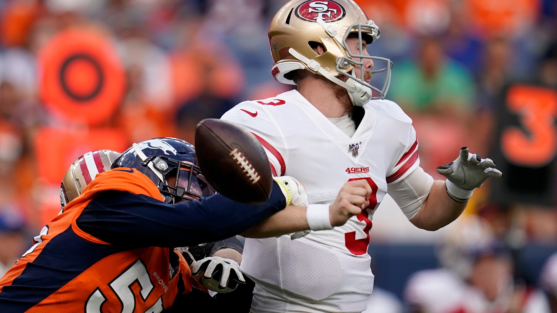 Sanders, Chubb shine early, but 49ers backups rally to