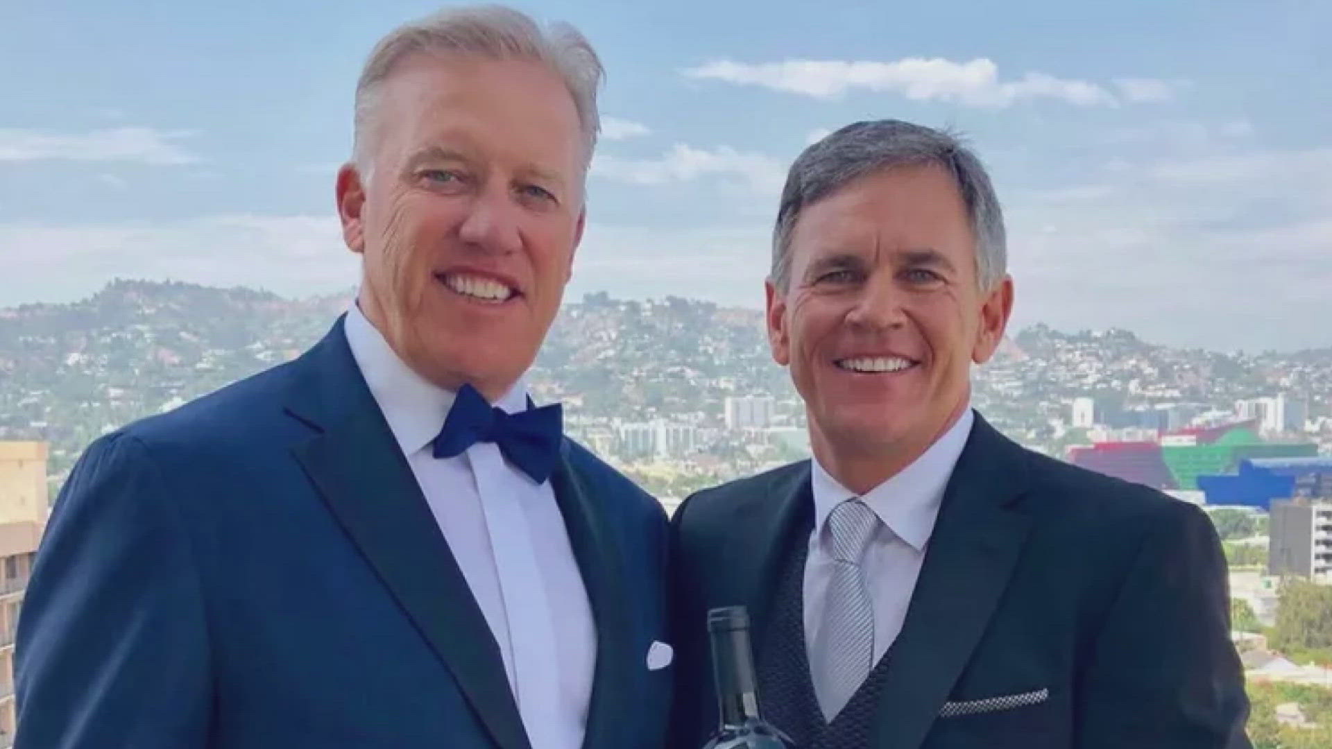 After deciding not to attend the Stagecoach festival, John Elway and his business partner Jeff Sperbeck were part of a caravan cart group headed for Elway's home.