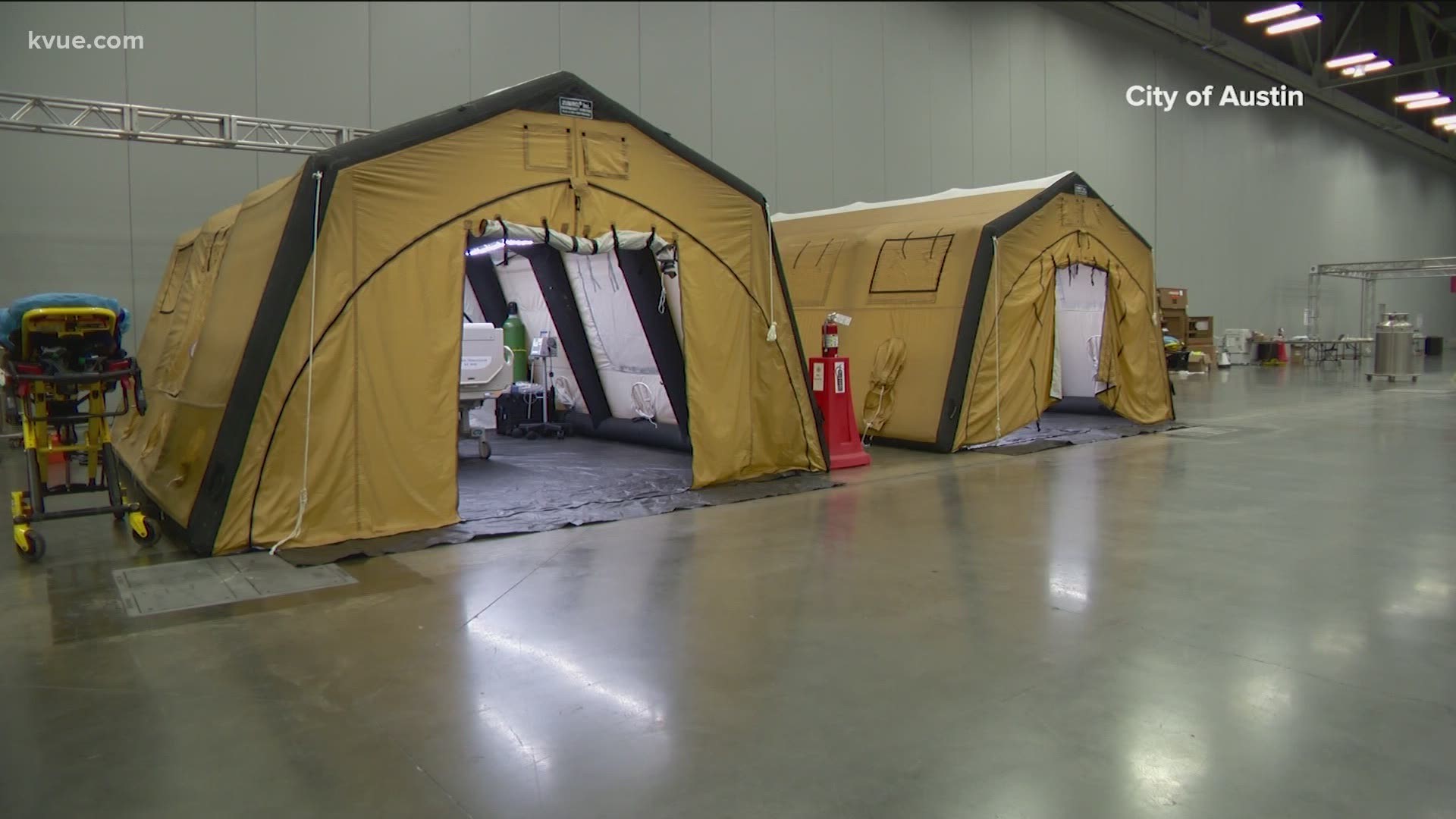 Soon the Austin Convention Center may be filled with coronavirus patients, if local hospitals run out of room for them. KVUE got a look inside the facility.