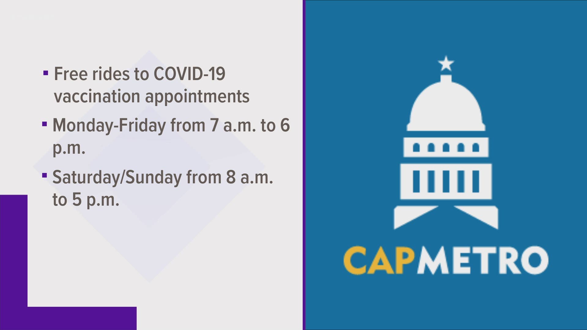 Austin Texas Covid How To Get A Free Ride To A Vaccination King5 Com