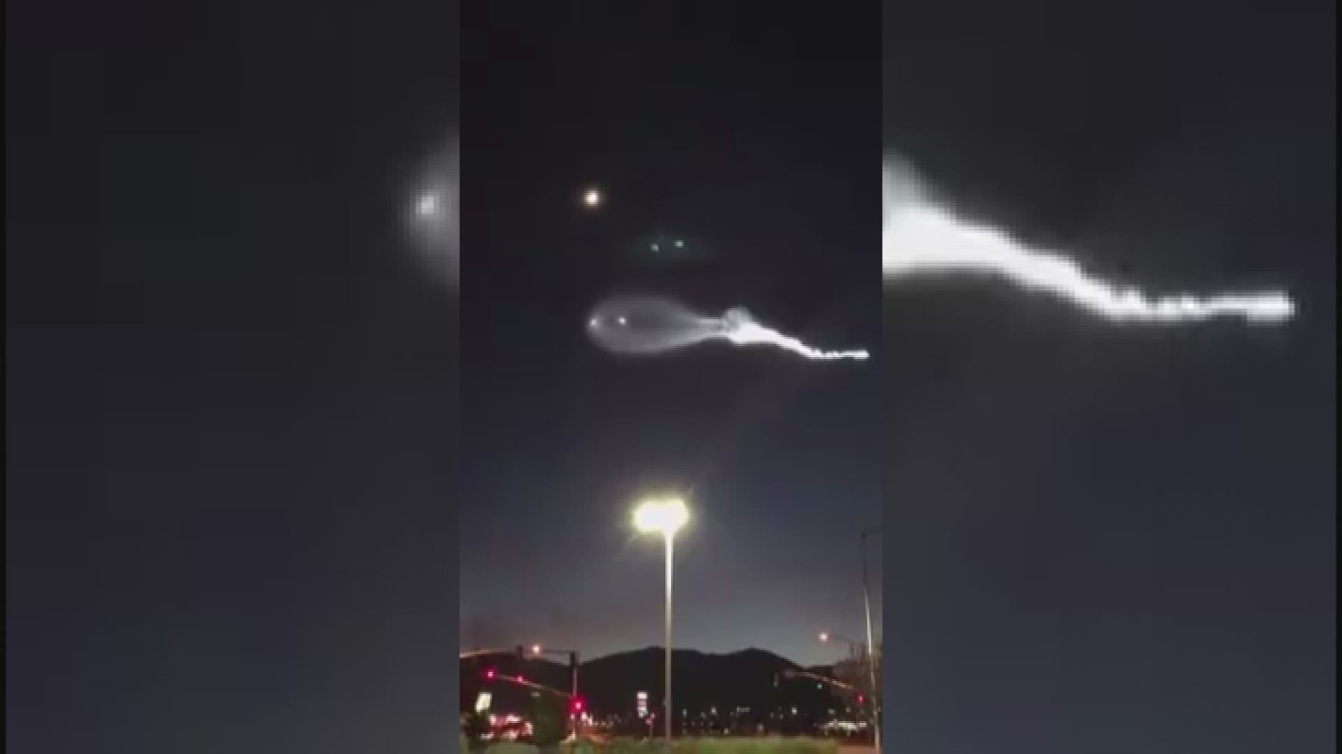 Weird lights appear in sky, don't worry it's not aliens (December 22, 2017)