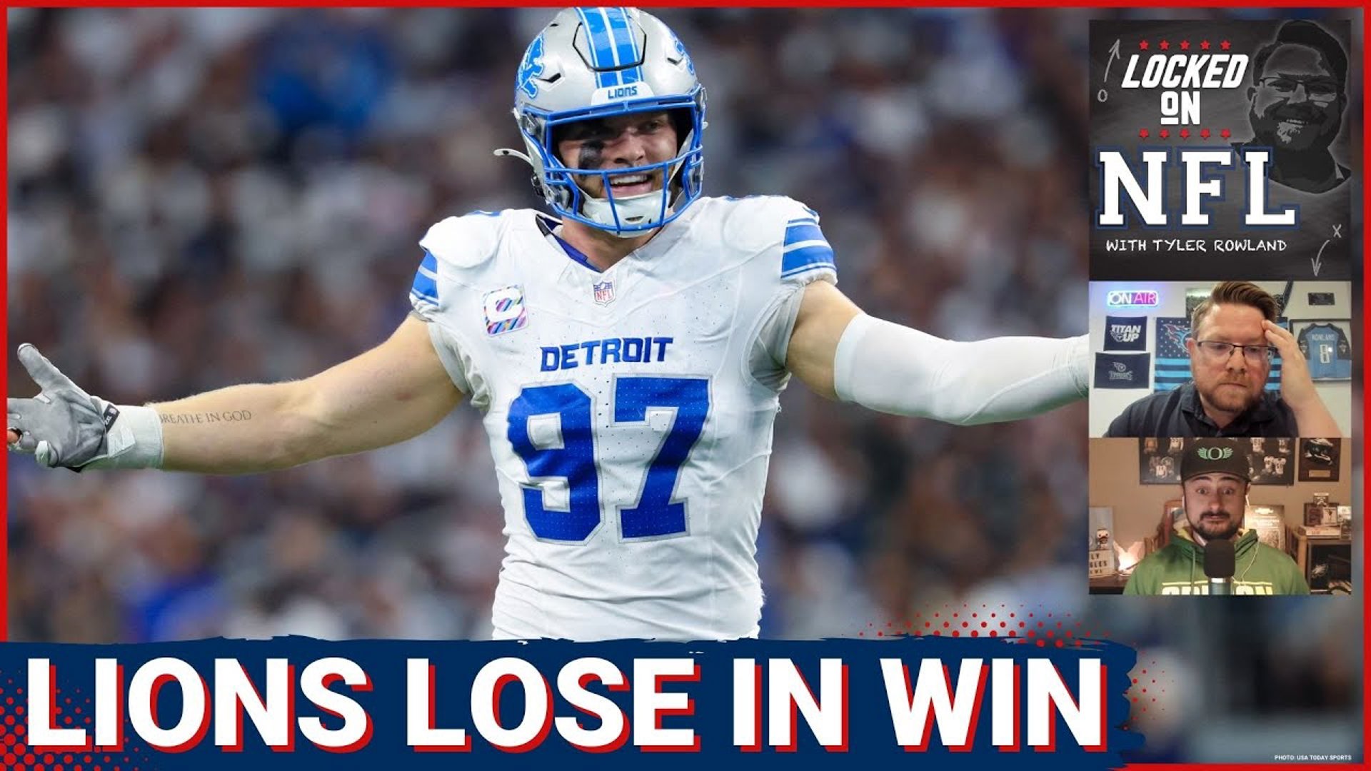 The Detroit Lions routed the Dallas Cowboys in Dallas on Sunday, but they ultimately lost big as it appears edge rusher Aidan Hutchinson will be lost for the season.