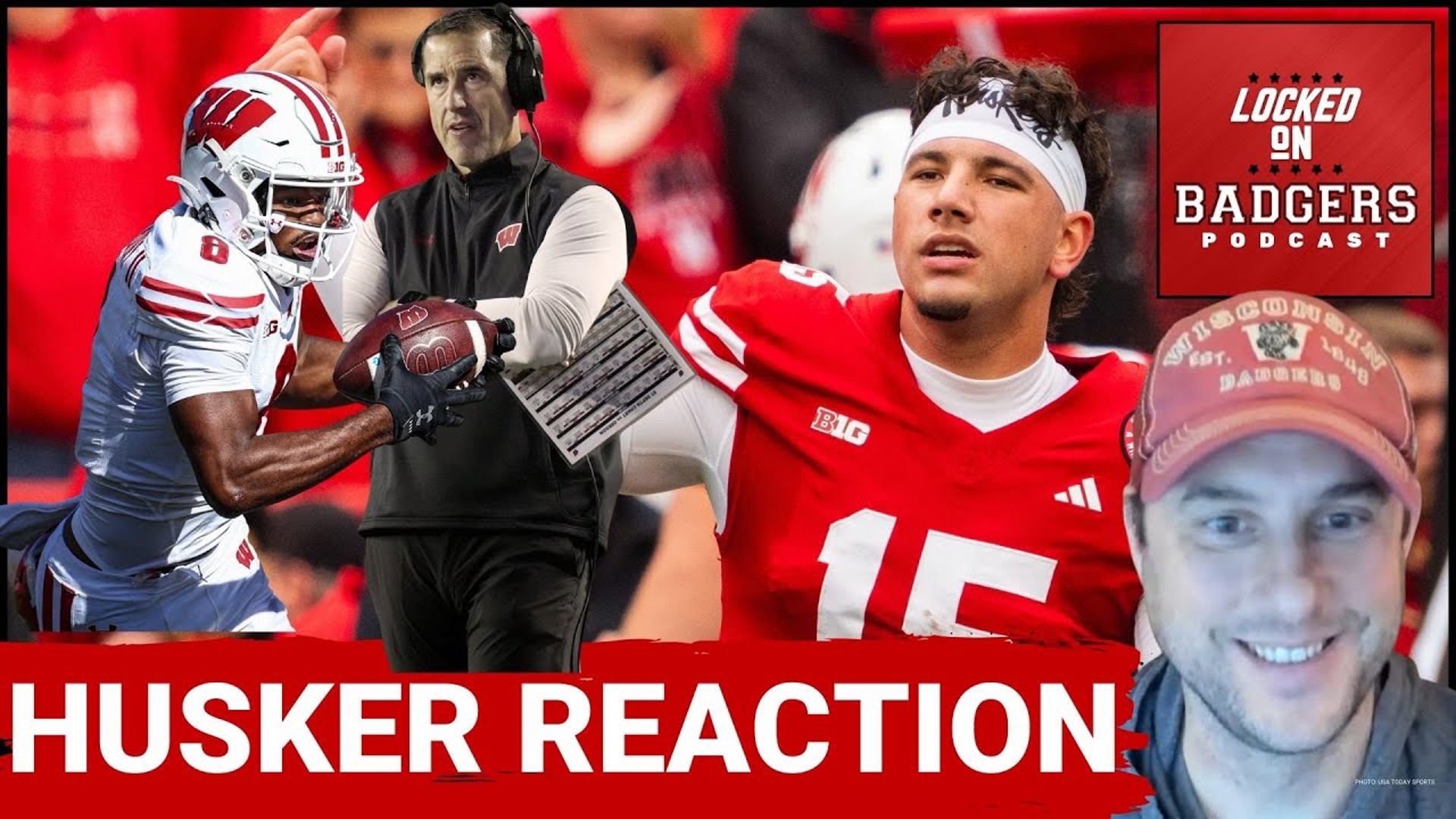 Wisconsin Badgers And Nebraska Cornhuskers Football Live Reaction Show ...