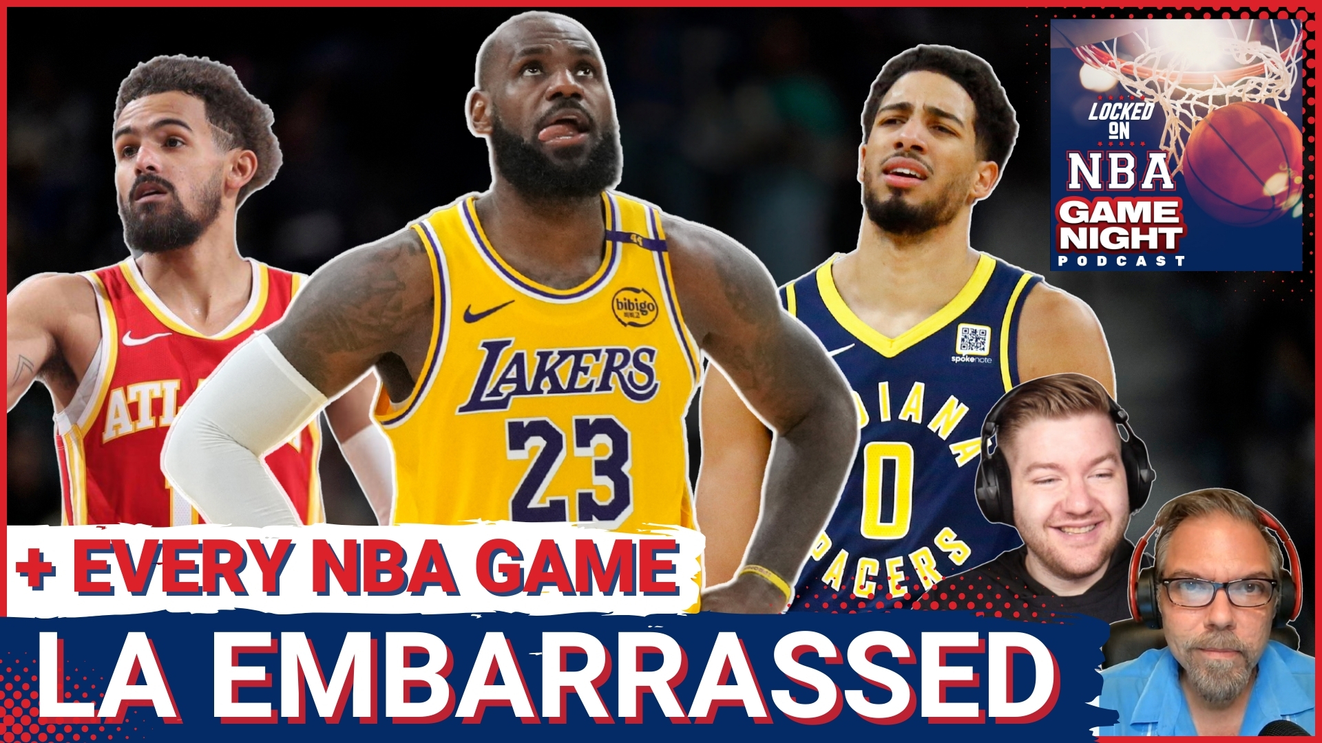 Game Night: LeBron & Lakers EMBARRASSED By Heat, Trae Young's Hawks Snap Bucks Streak, Do Pacers Need A Shakeup?