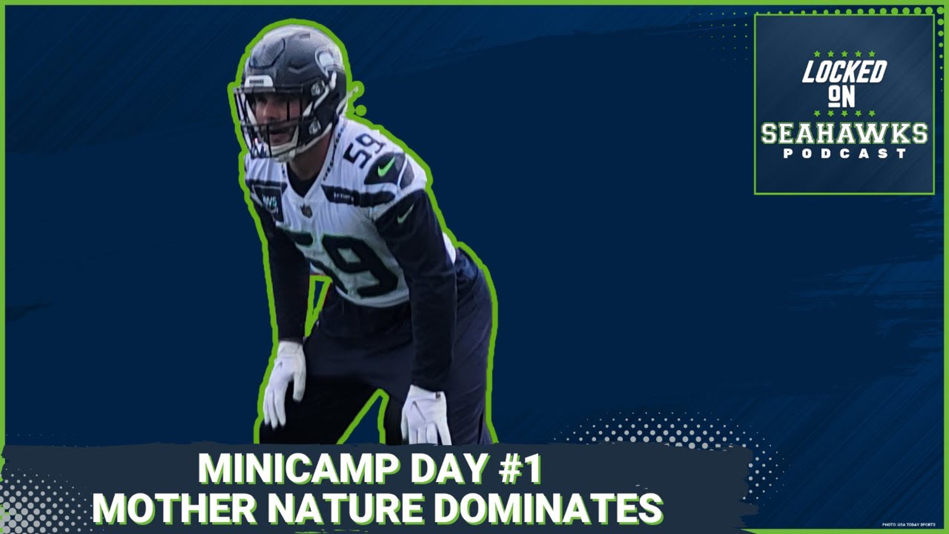 With winds swirling across the field all afternoon, Mother Nature grounded the Seahawks offense a bit on the first day of mandatory minicamp