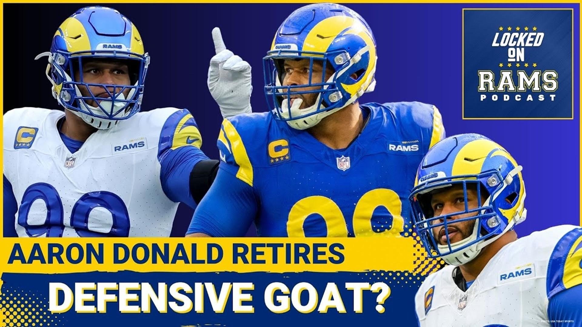 One of the best Los Angeles Rams of all time, Aaron Donald has announced his retirement.