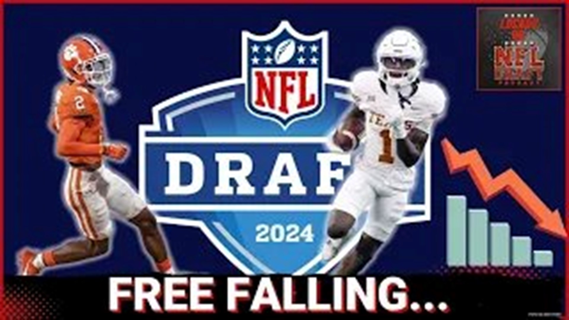 The 2024 NFL Draft is days away and things can change on a dime. Which consensus 1st round draft prospects could find themselves sliding out of round 1?