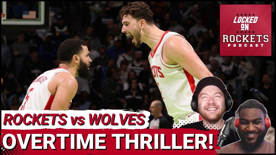 Onkets Wolves Alperen Sengun Two-Way Force & Amen Thompson CLUTCH Plays In Houston ...