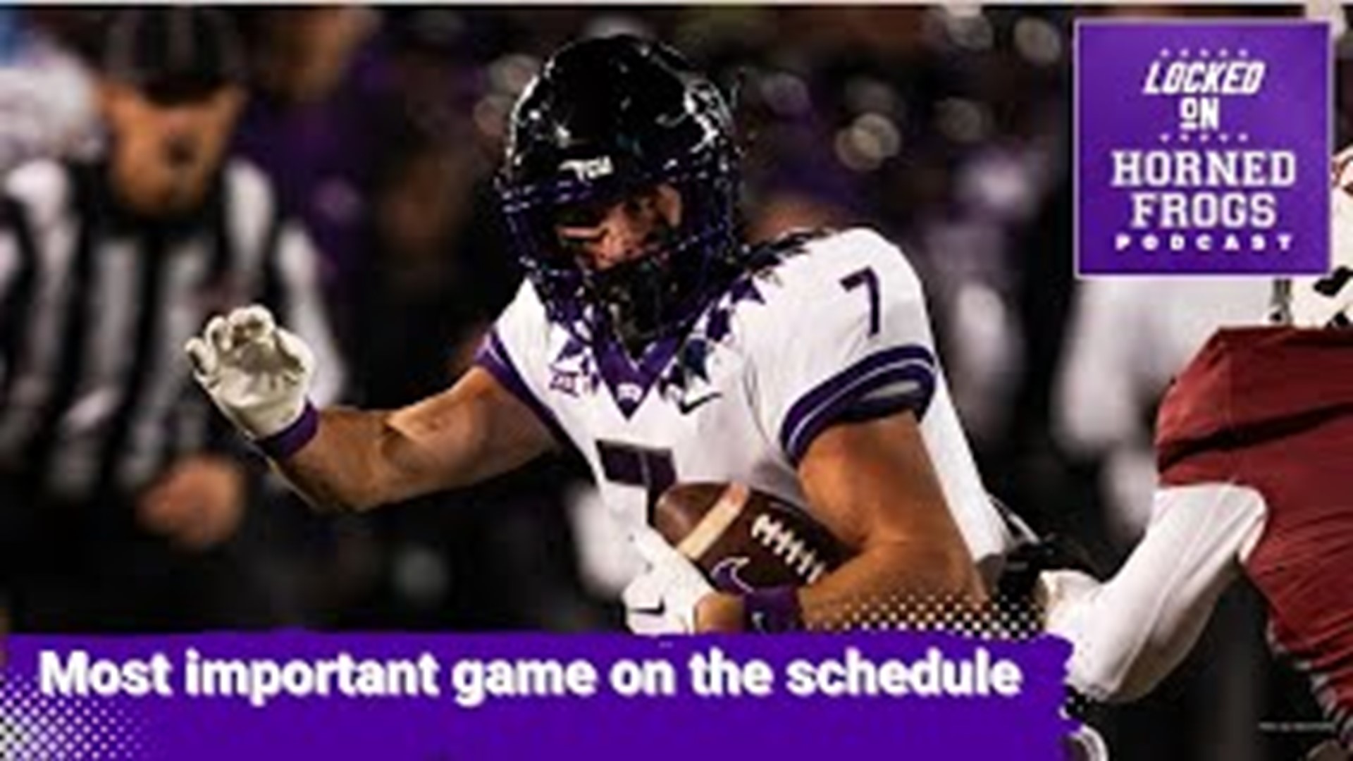 What will be the most important game on the schedule for the TCU Horned Frogs this season?