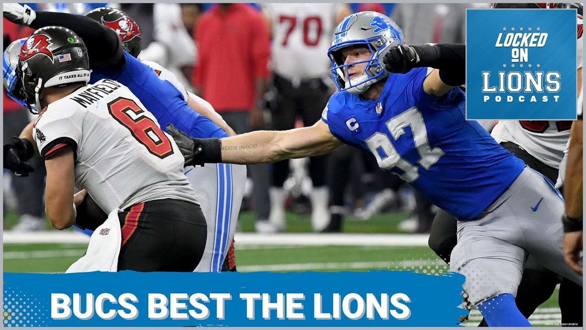 The Detroit Lions fall short at Ford Field to Tampa Bay