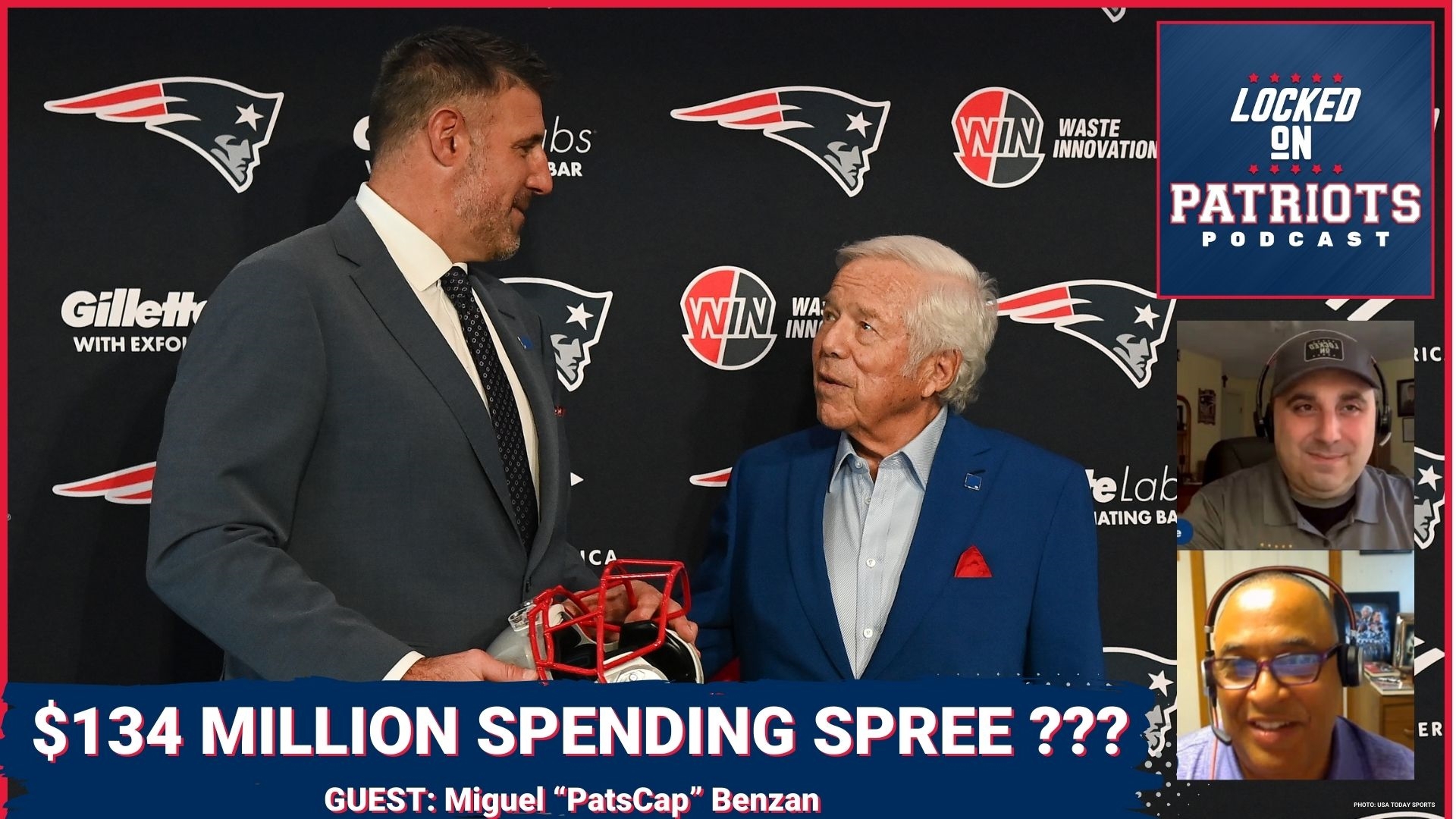 With $134.5 million in salary cap space for 2025, the New England Patriots are poised to make significant changes via free agency. Guest: Miguel “Pats Cap” Benzan.