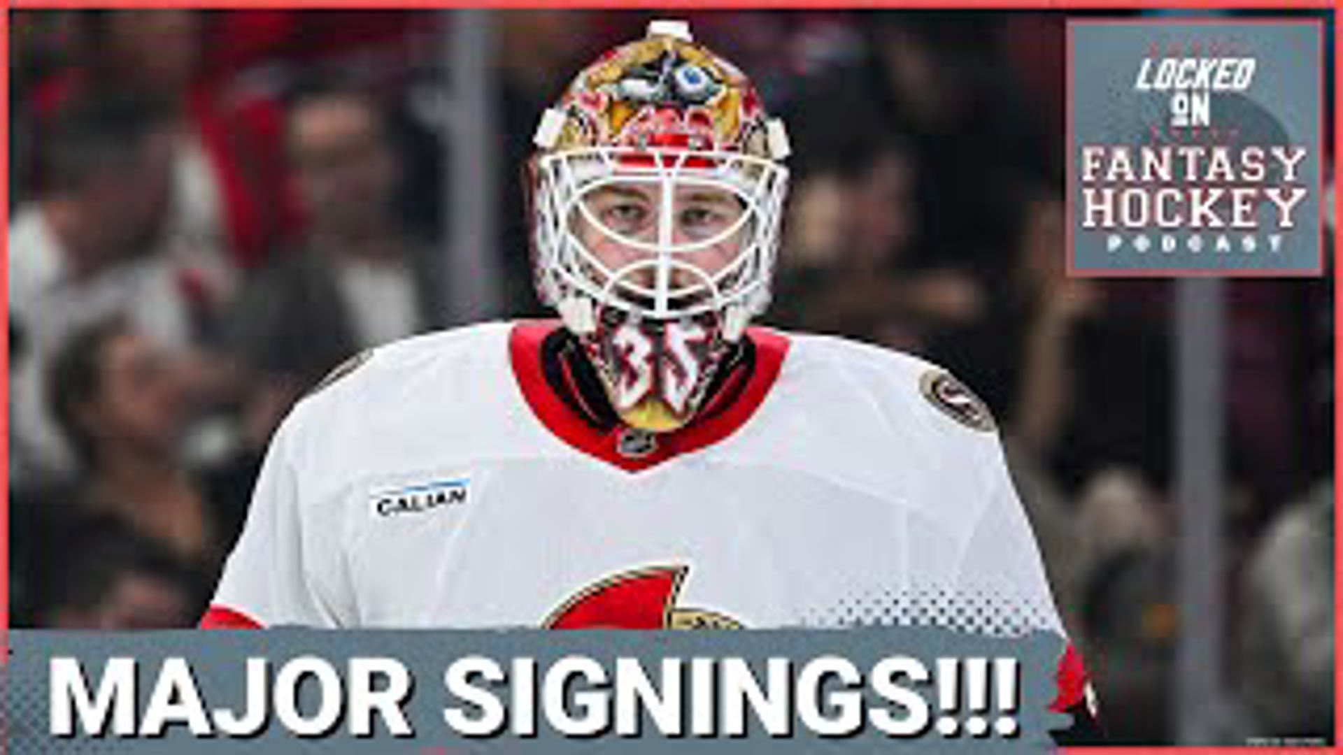 NHL Major Signings Linus Ullmark Carter Verhaeghe Joey Daccord