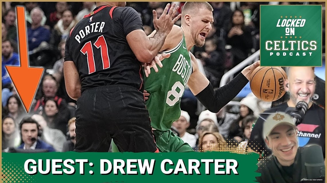 Boston Celtics play-by-play man Drew Carter on the road, Brian ...