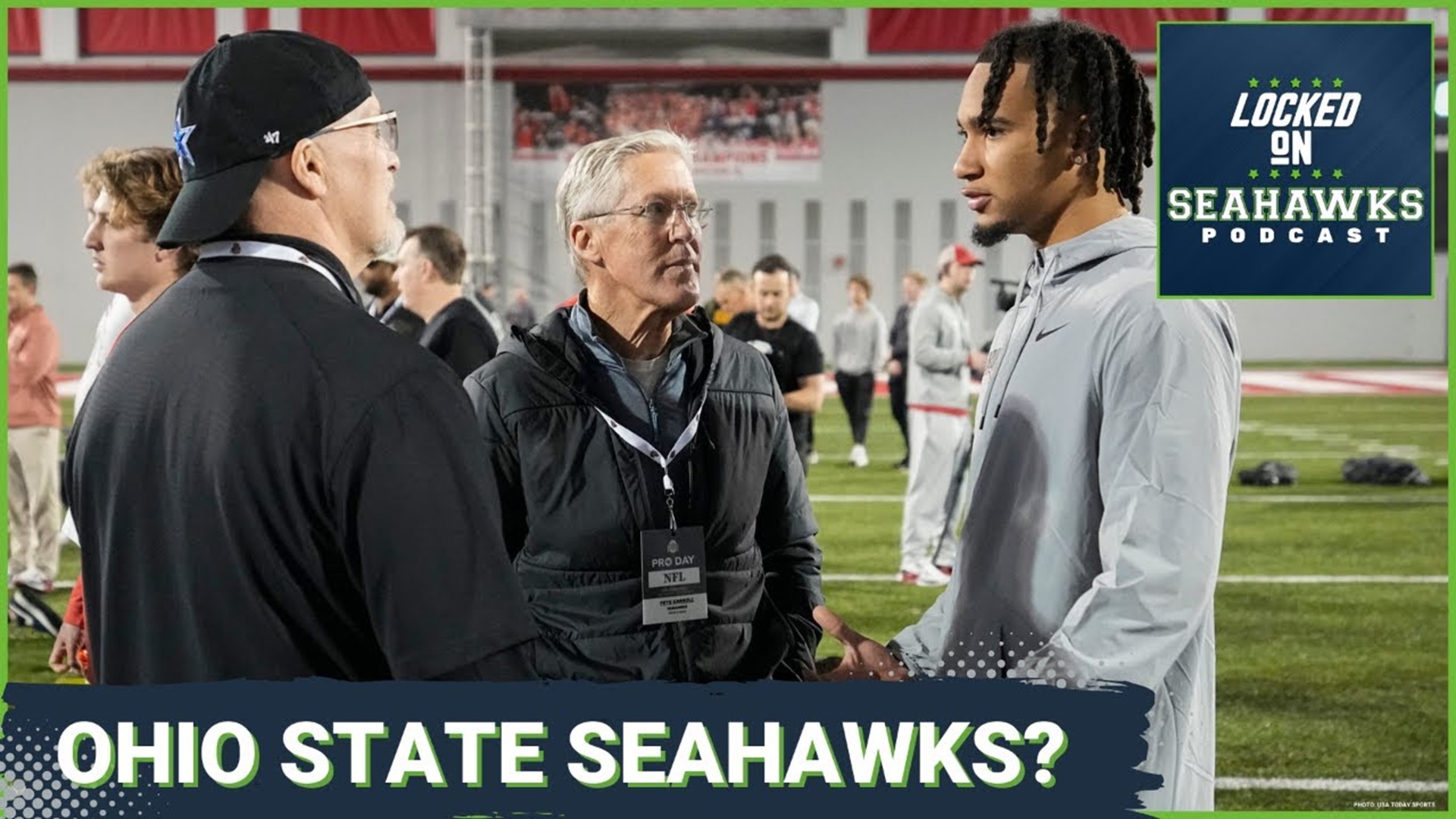 With pro days taking place across the country and a little over a month until the 2023 NFL Draft, the Seahawks didn't spare expense sending people to Ohio State
