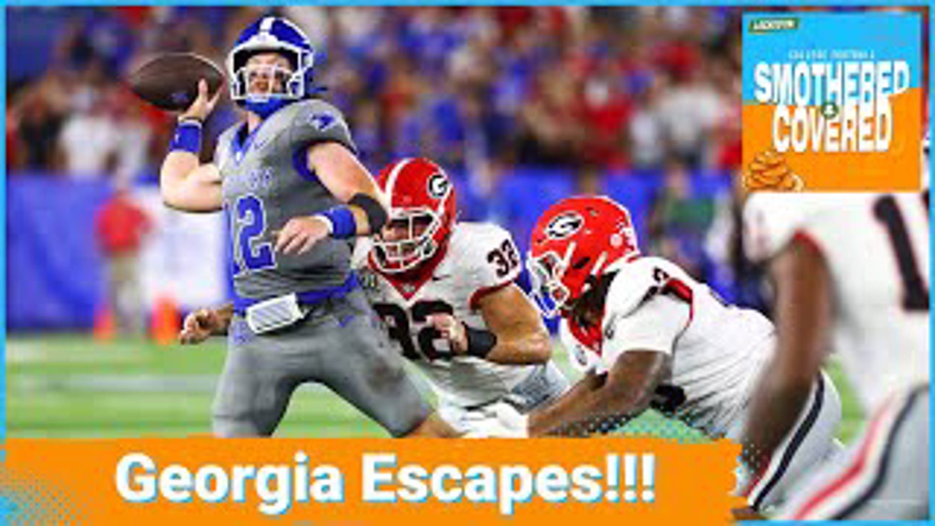 Can the Georgia Bulldogs maintain their edge after a narrow 13-12 victory over Kentucky? This episode explores the Bulldogs' performance.