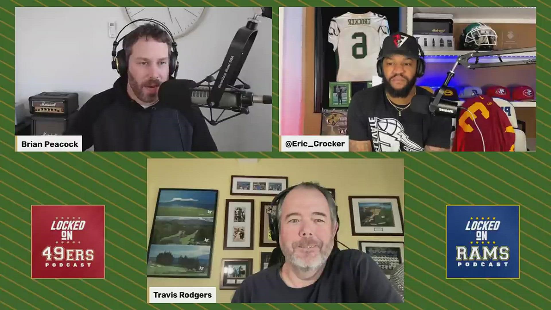 Travis Rodgers of the Locked On Rams podcas, joins Brian Peacock and Eric Crocker to preview the NFC Championship game at Los Angeles.