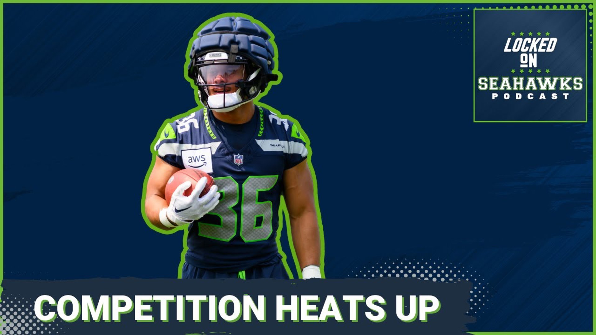 Returning to action for the first time since their annual mock game, two offensive competitions rose to the forefront for the Seahawks in Monday's training camp