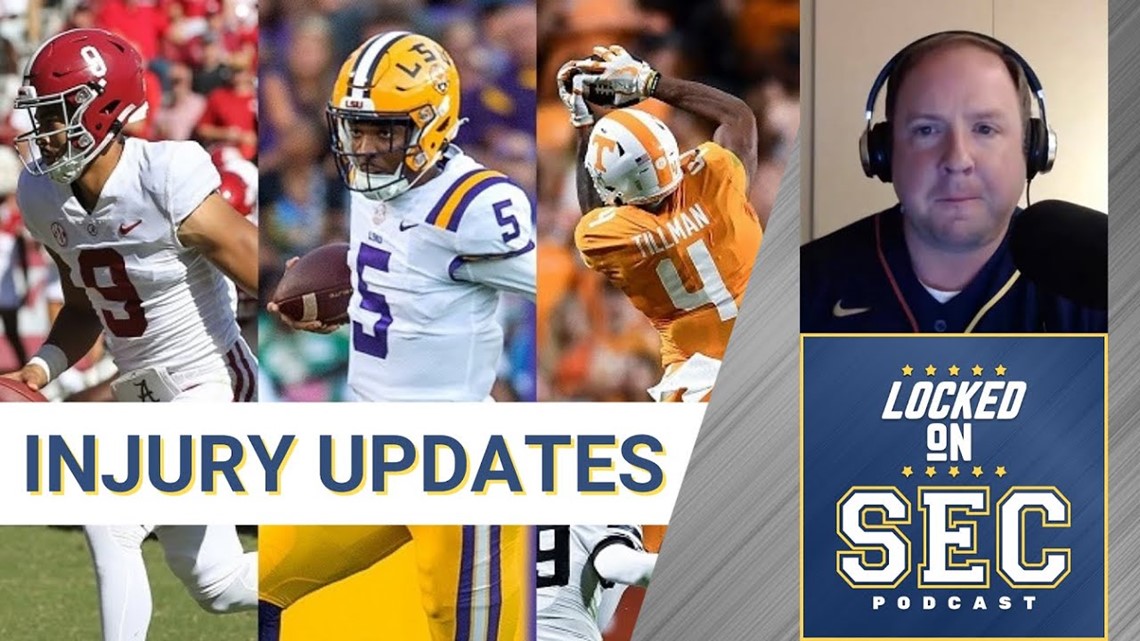 Injury Updates Around the SEC - Bryce Young & More; Players of the Week, Vols Going Grey