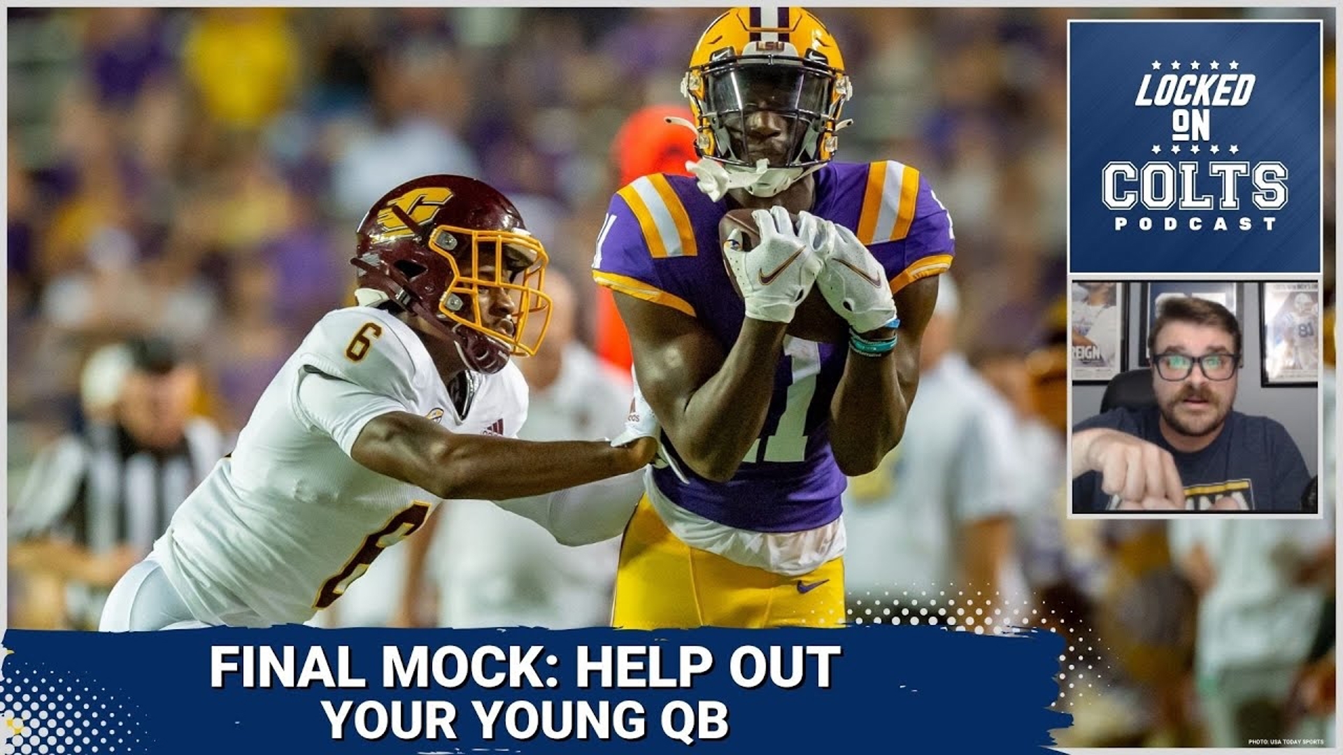 In this latest 2024 NFL mock draft, the Indianapolis Colts trade back in the first round of the 2024 NFL Draft and grab wide receiver Brian Thomas Jr.