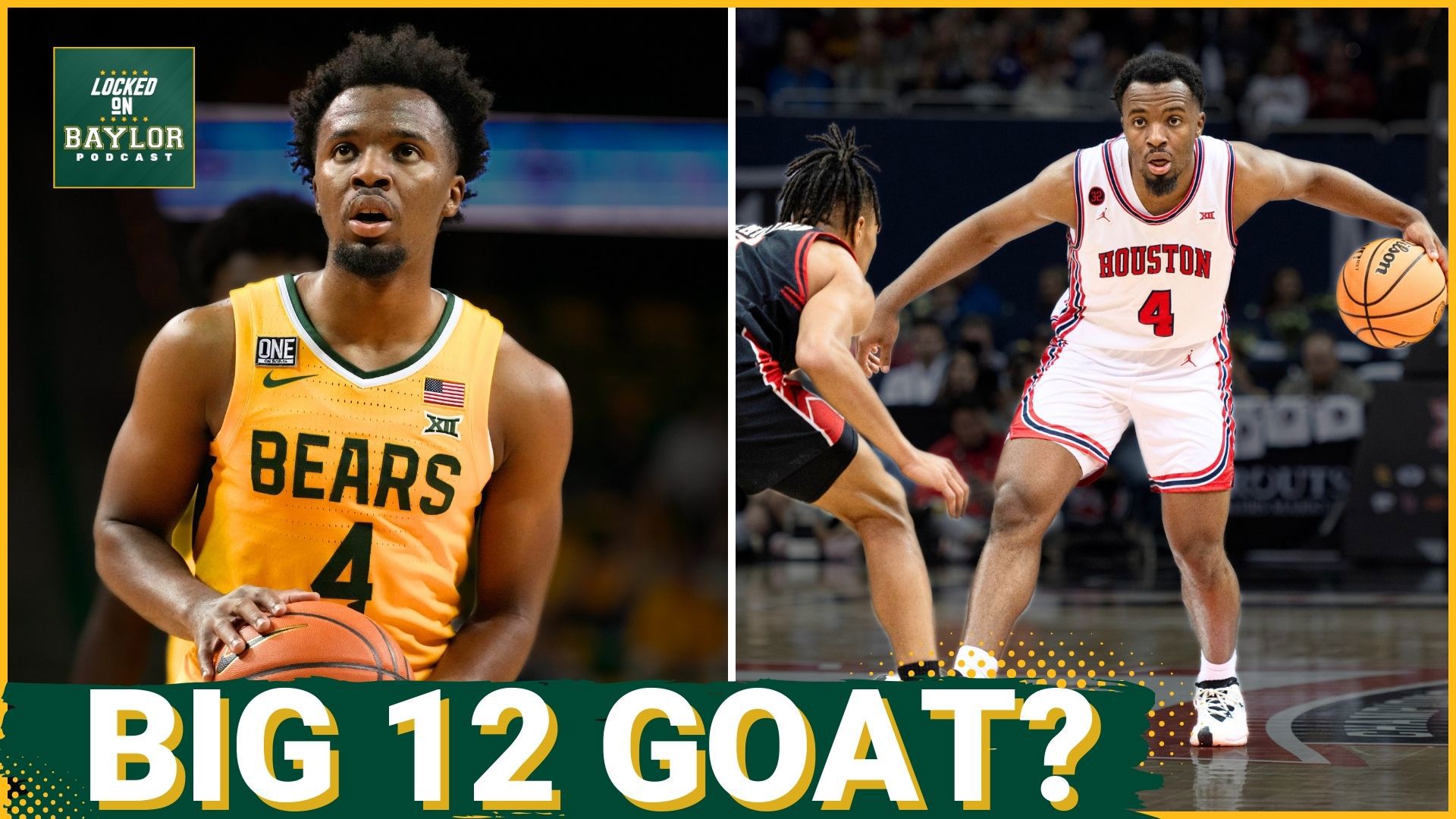 Former Baylor guard and current Houston star LJ Cryer has clinched his 4th title in 5 years, leading some to say he's the Big 12 GOAT. We will tell you why he's not.