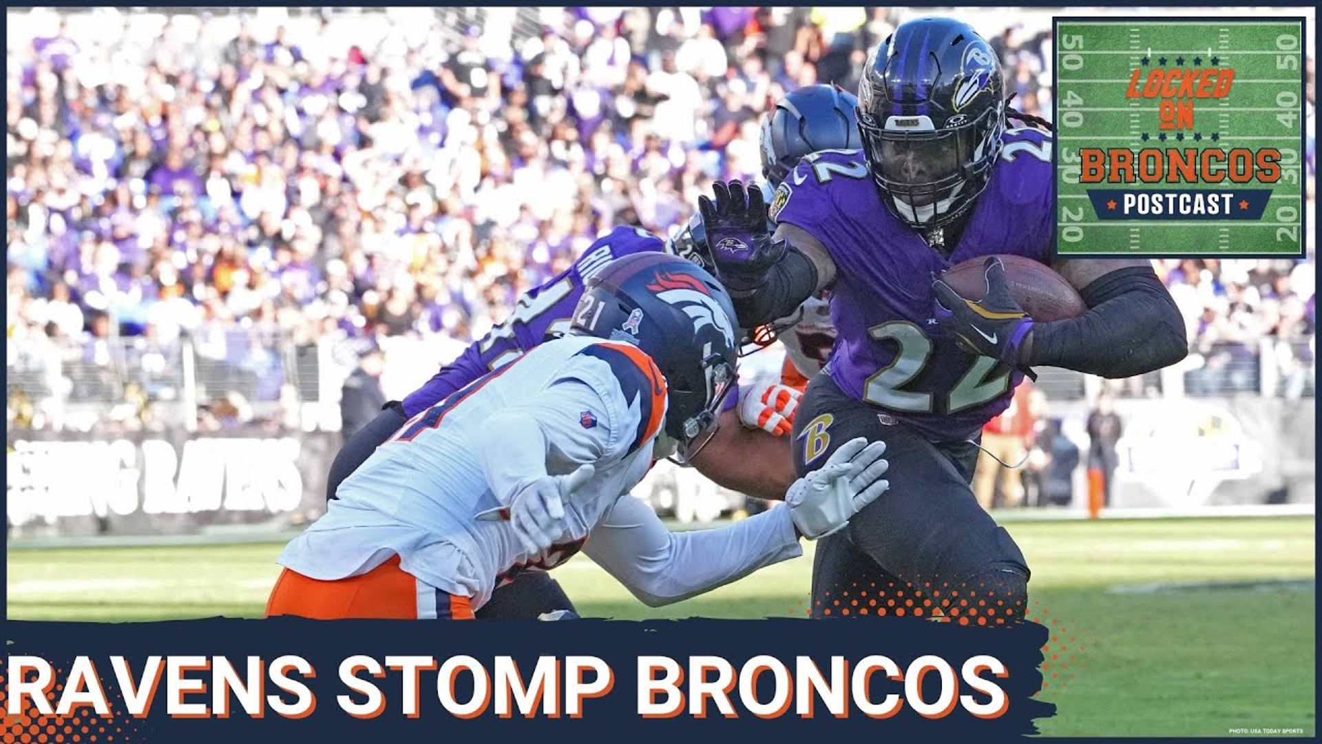 The Baltimore Ravens crushed the Denver Broncos in Week 9 of the NFL season, 41-10.