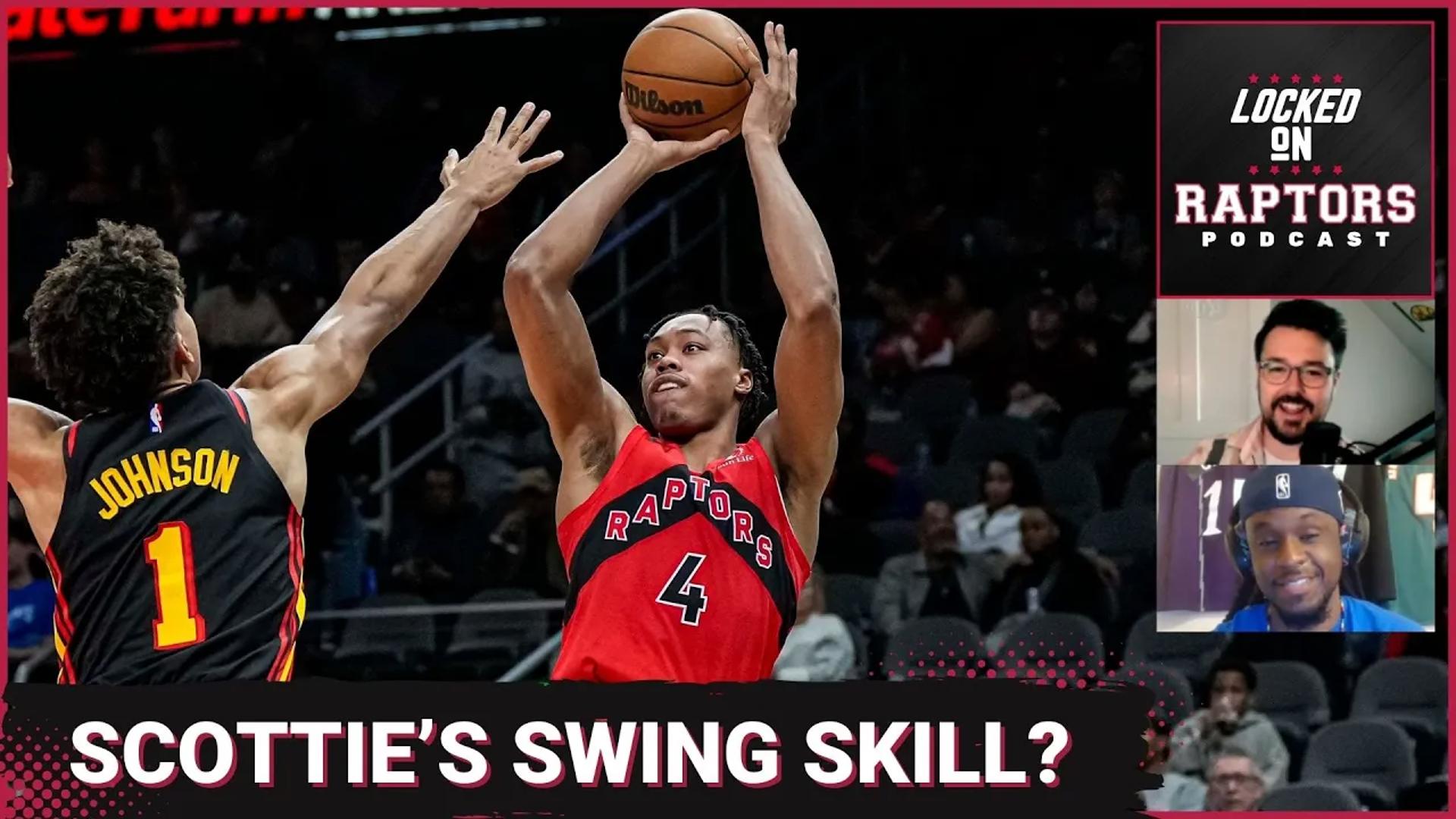 What are the most important swing skills for Toronto Raptors franchise player Scottie Barnes, as well as back-end rotation guys Davion Mitchell?