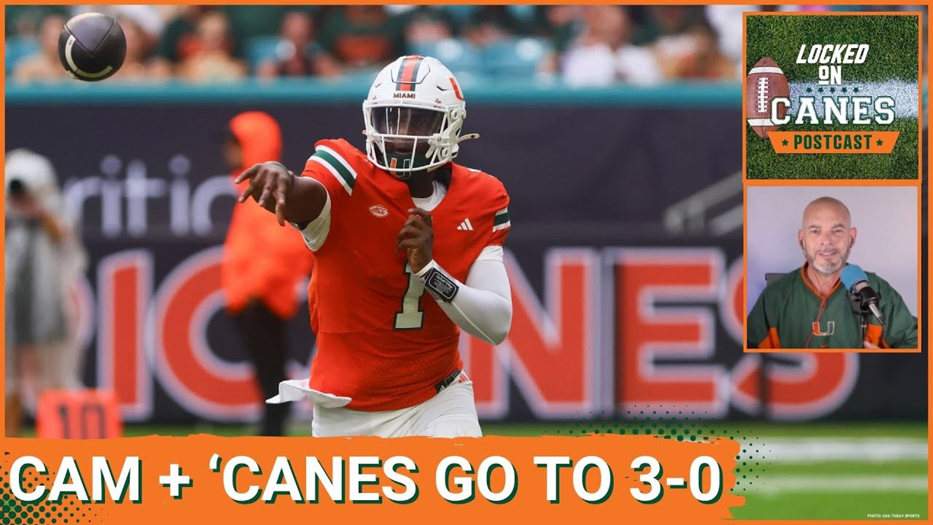 Heisman Trophy frontrunner Cam Ward threw five touchdown passes- two to favorite target Xavier Restrepo- and the Miami defense put up its first shutout of the 2024.