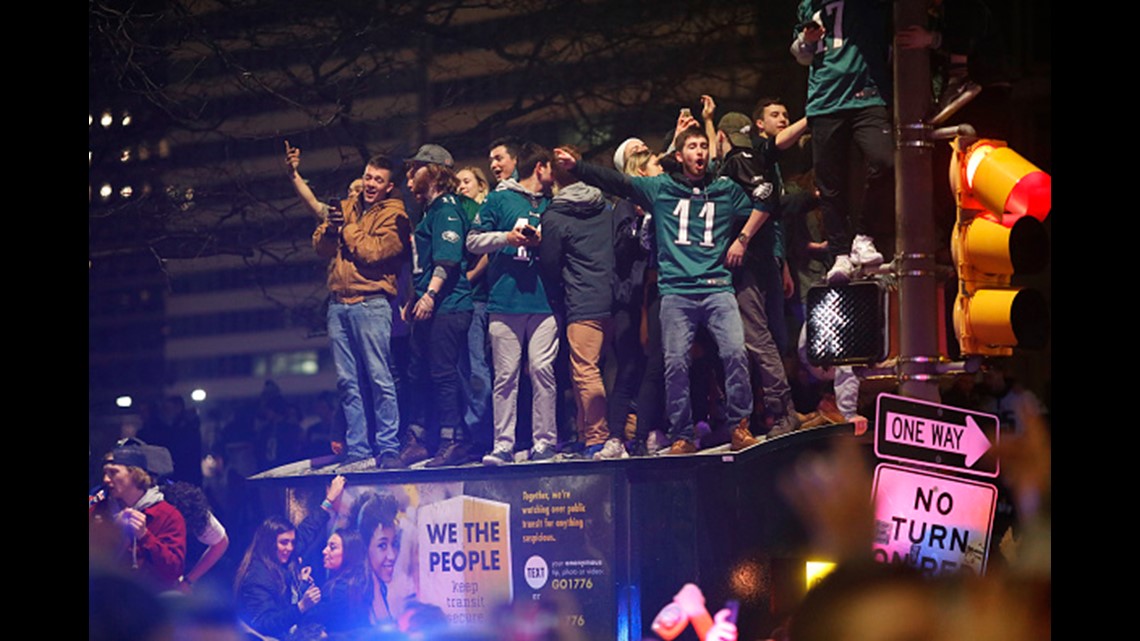 In Philly, party after Super Bowl win turns into looting, vandalism