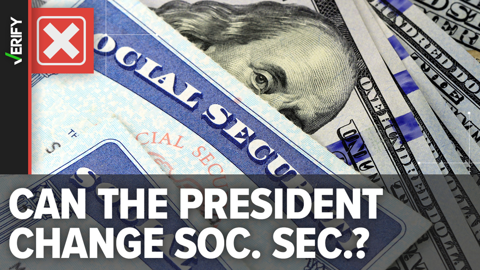 VERIFY readers asked if the president can change Social Security. Its tax rate and benefits are set by law, so it would take an act of Congress to change them.