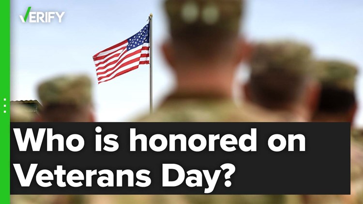 Does Veterans Day honor active-duty service members?