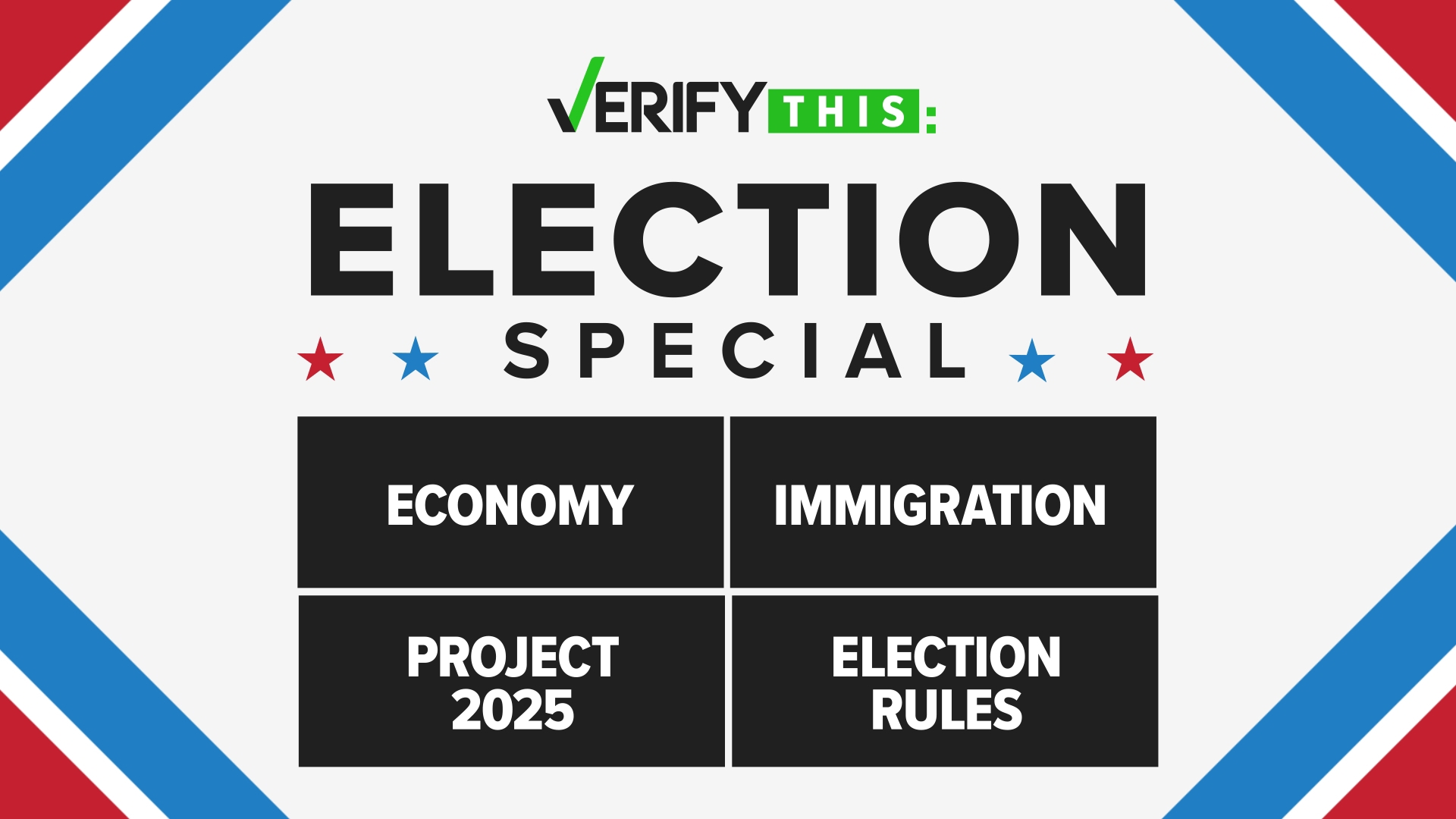 Whether it’s immigration, the economy or even Project 2025 – Brandon Lewis and Ariane Datil answer questions on some of the biggest topics for voters in our special